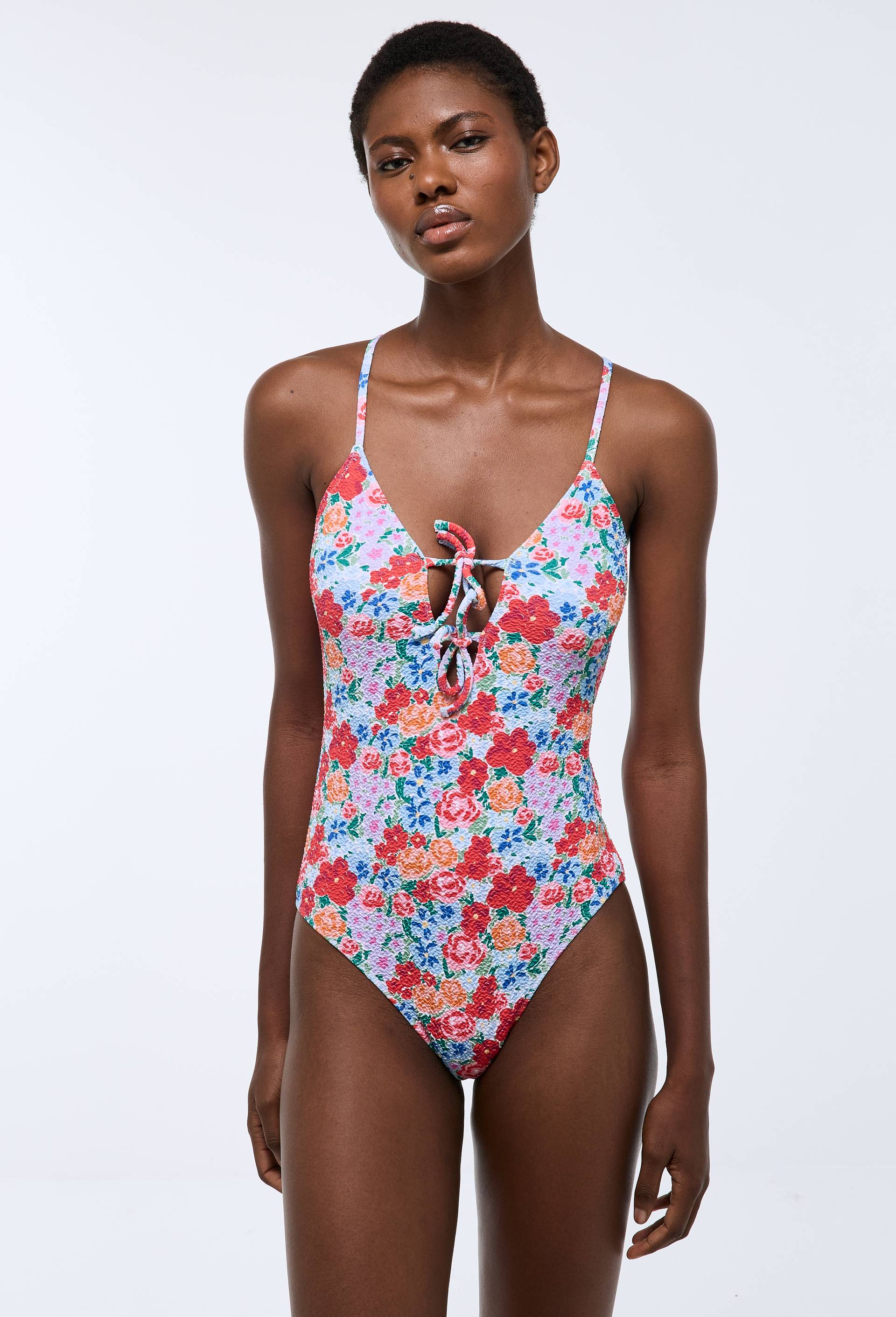 Maillot de bain 1 pi&egrave;ce ISALINE, Rouge, large image number 0.0