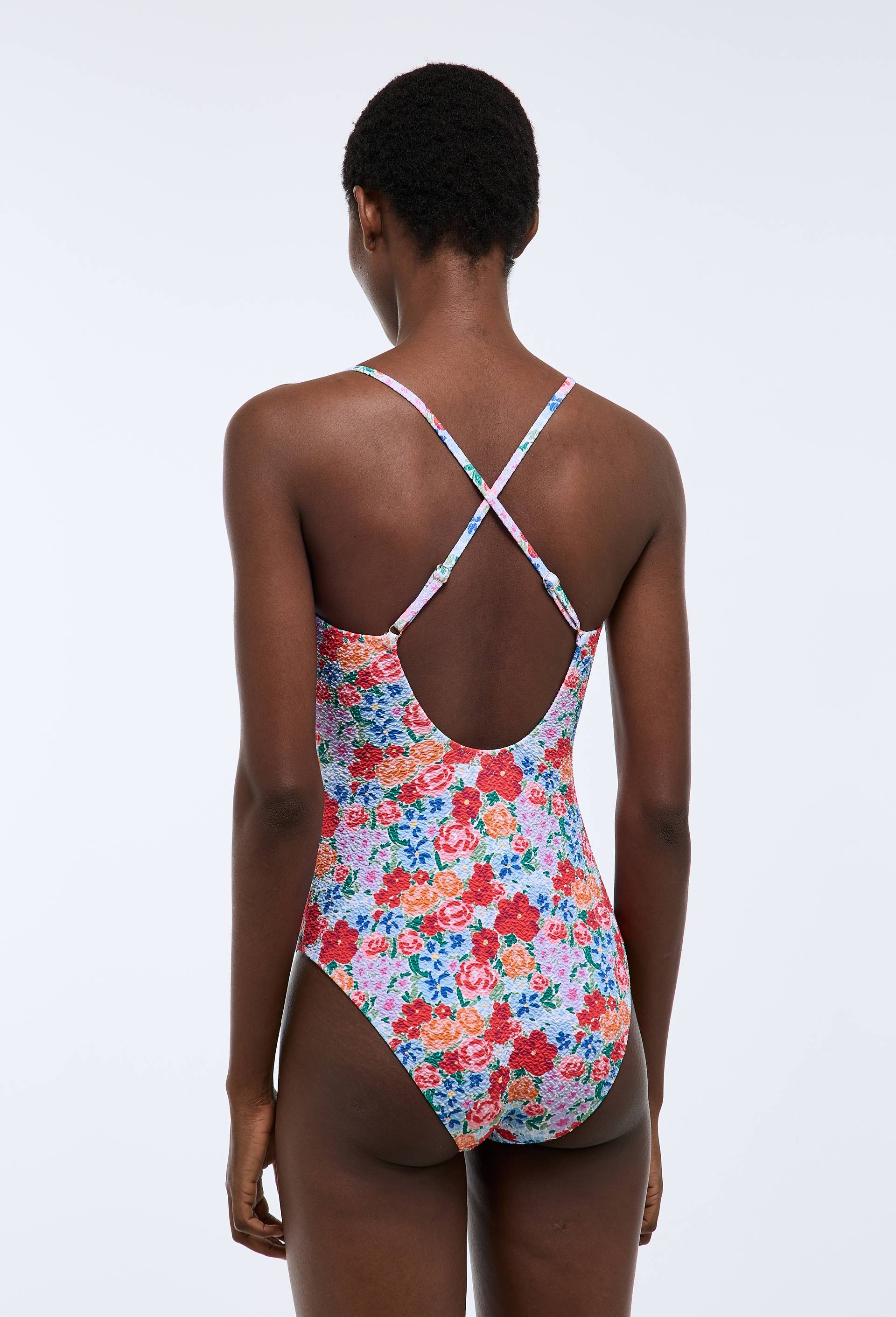 Maillot de bain 1 pi&egrave;ce ISALINE, Rouge, large image number 1.0