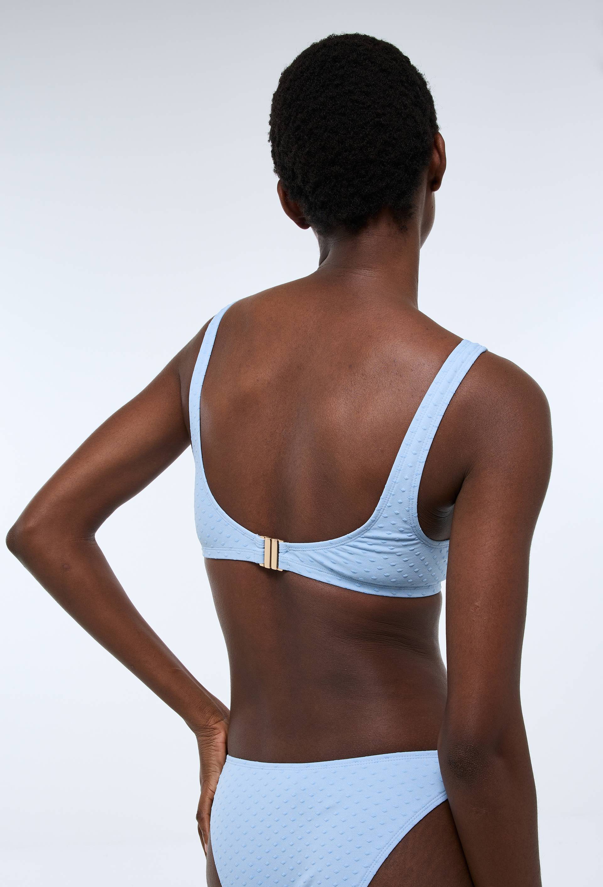 Haut de maillot de bain JOSIANE, Bleu, large