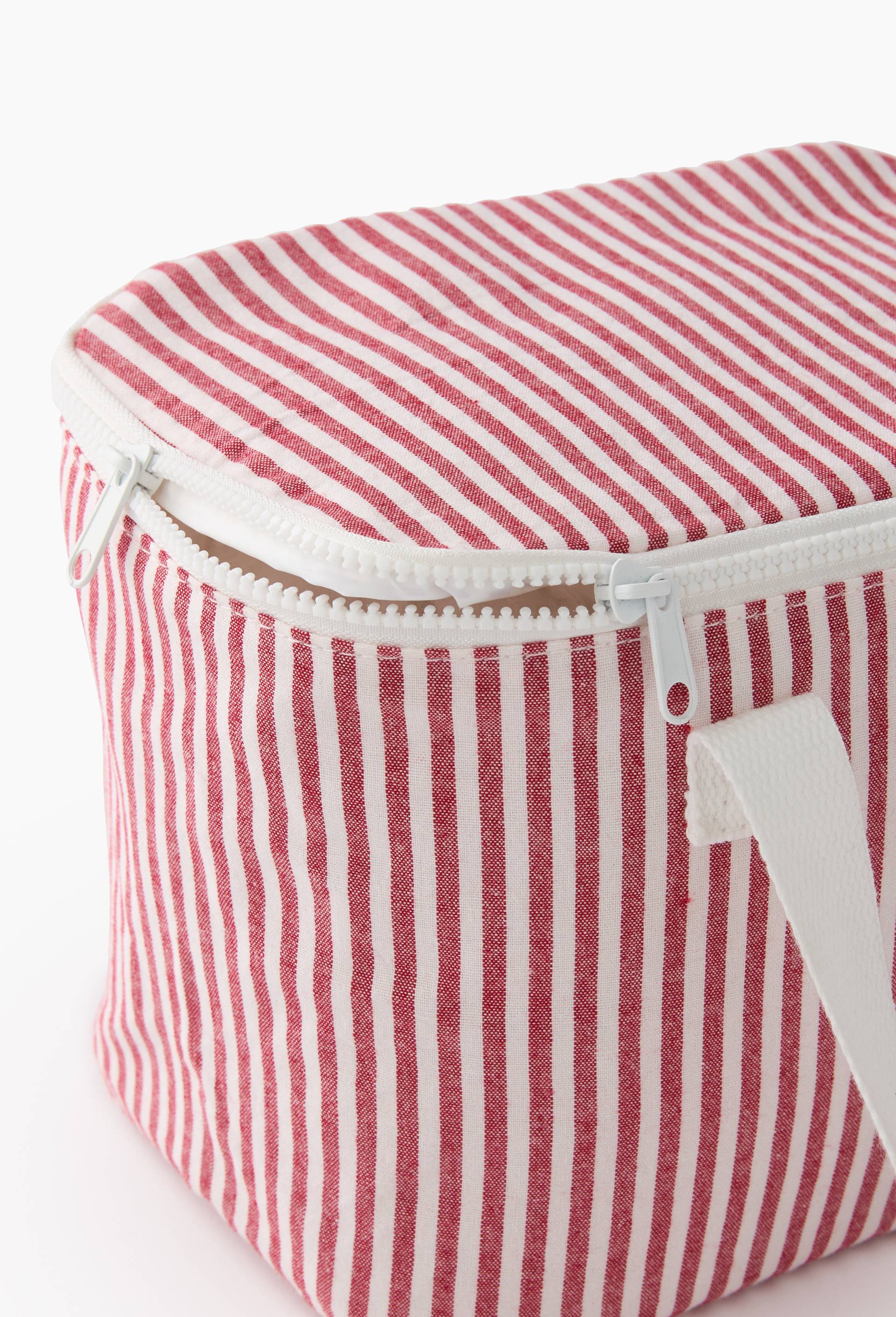 Sac isotherme ray&eacute;, 7,1L, Rouge, large image number 1.0