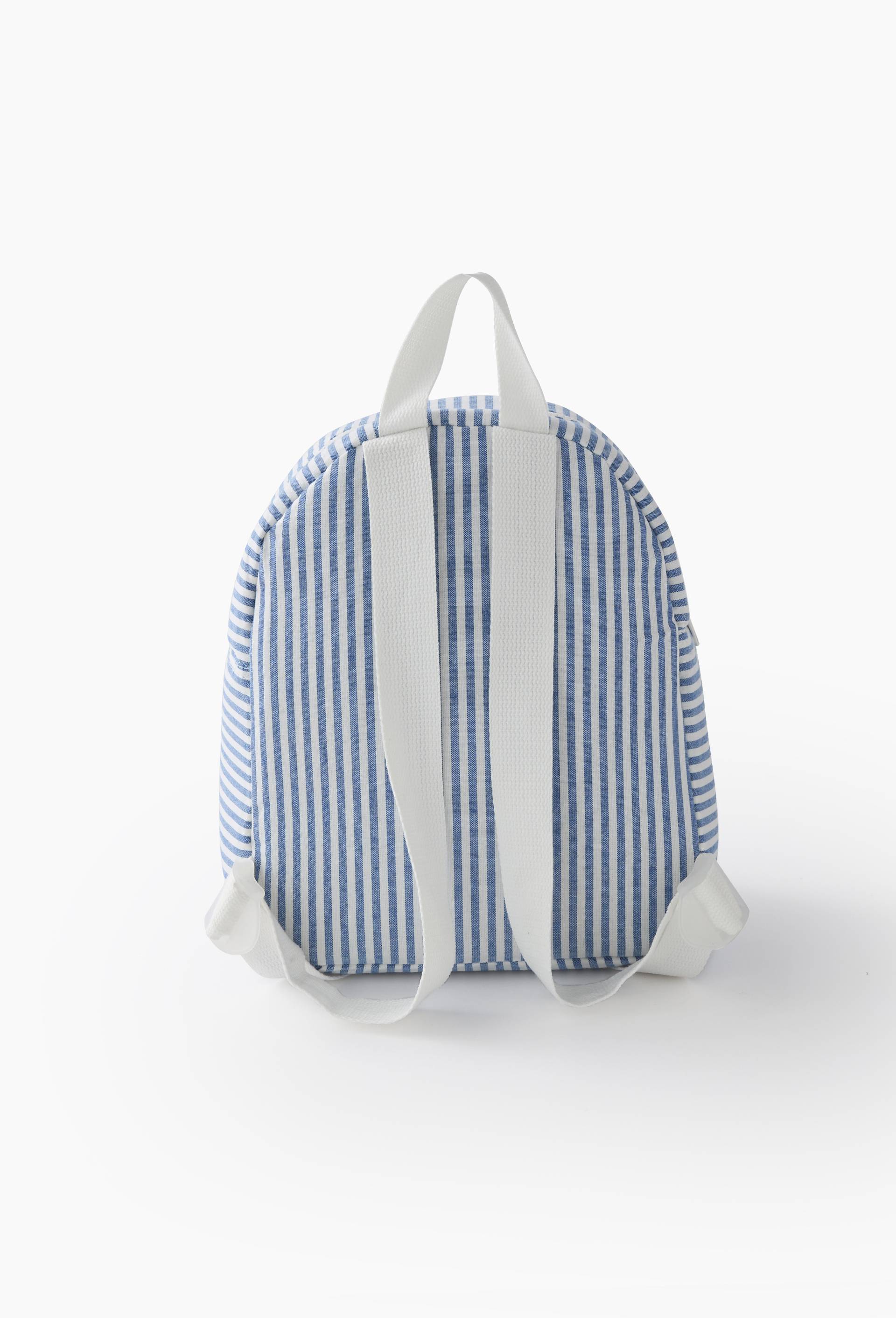 Sac &agrave; dos isotherme ray&eacute;, 8,8L, Bleu, large image number 1.0