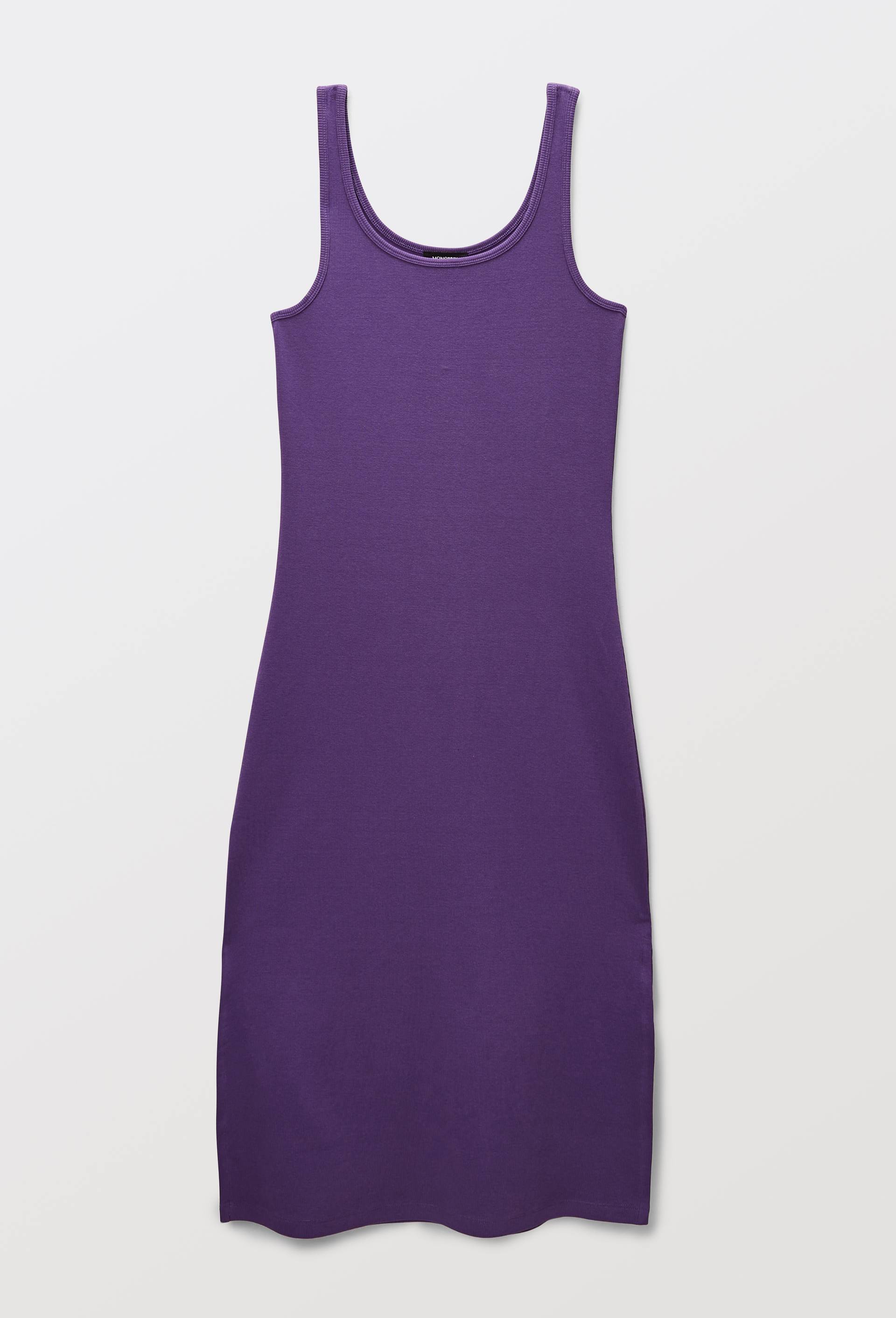 Robe de plage c&ocirc;tel&eacute;e en jersey de coton BIO GOTS, Violet, large image number 2