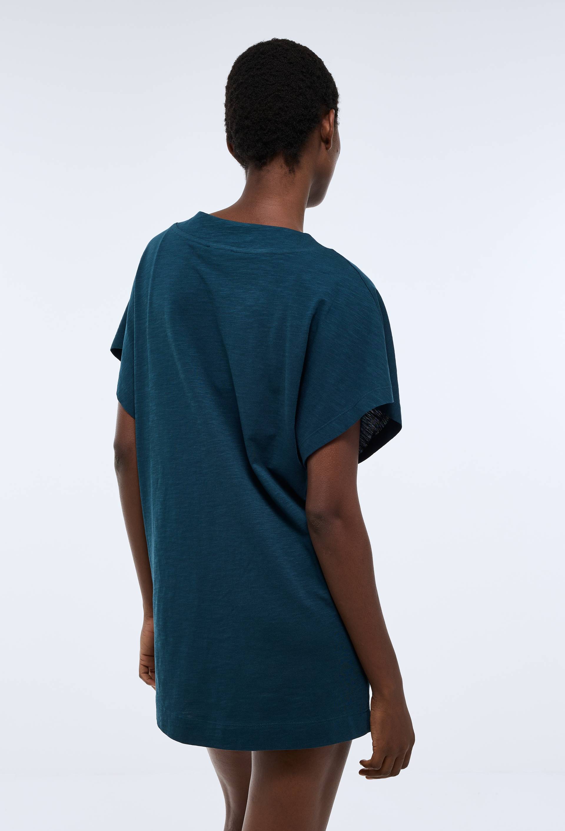 Robe de plage en coton BIO GOTS, Bleu, large image number 1