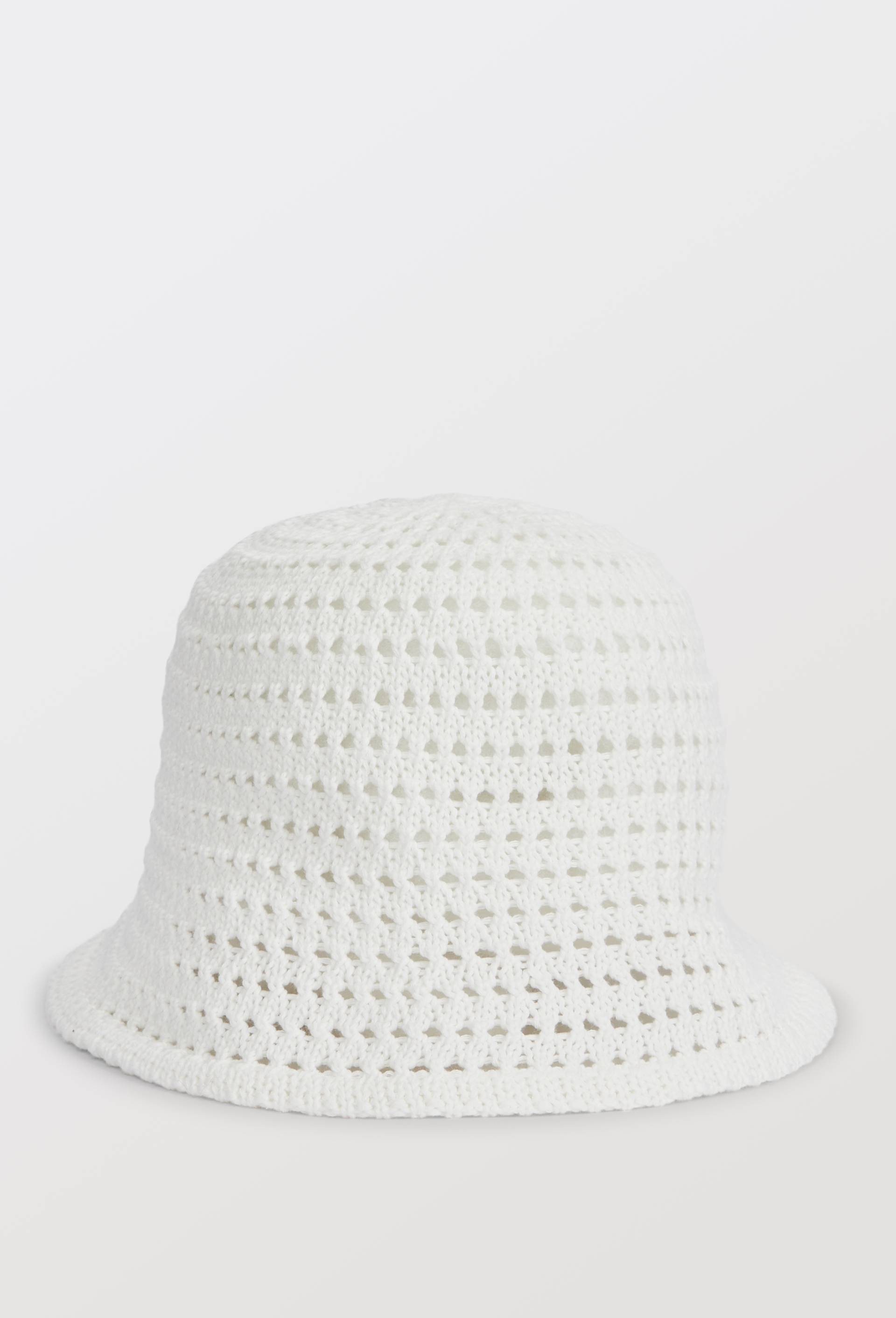 Chapeau en crochet, Ecru, large image number 0