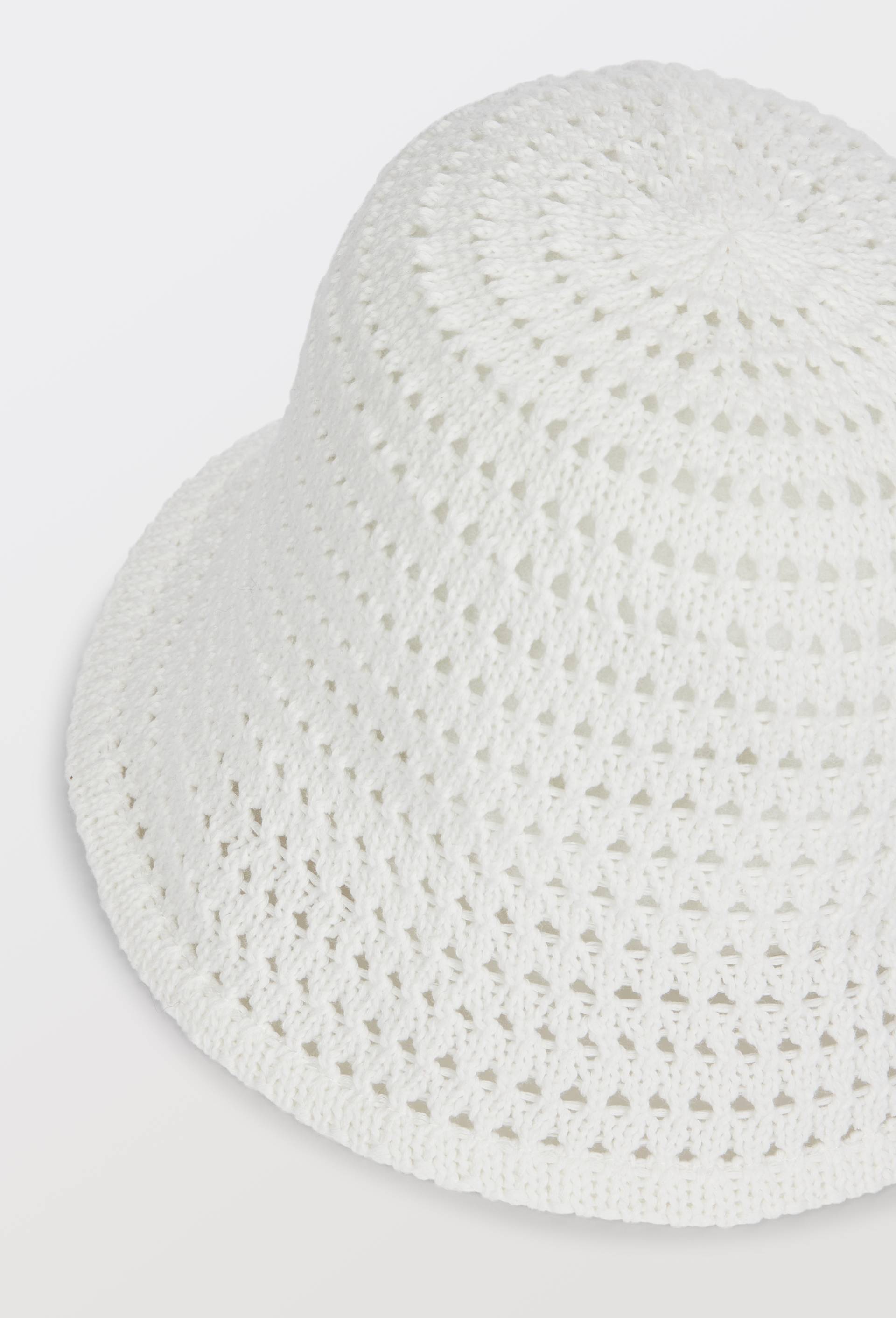 Chapeau en crochet, Ecru, large image number 1