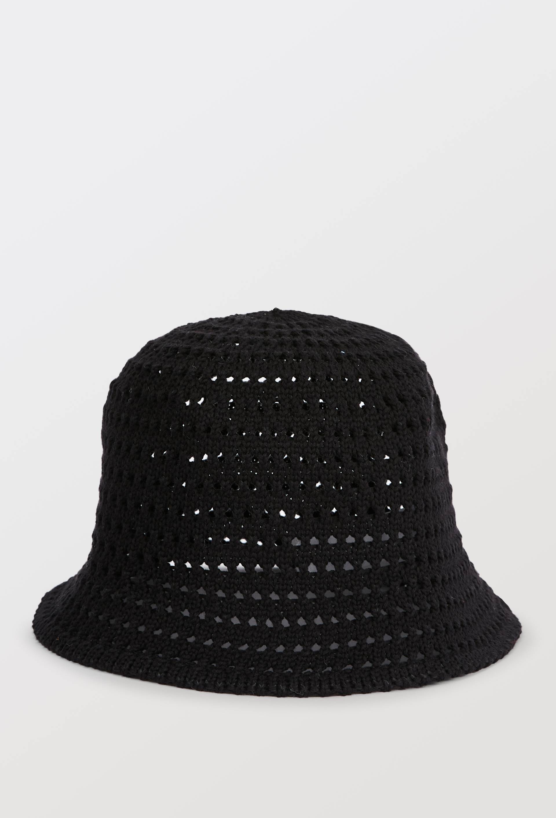 Chapeau en crochet, Noir, large image number 0