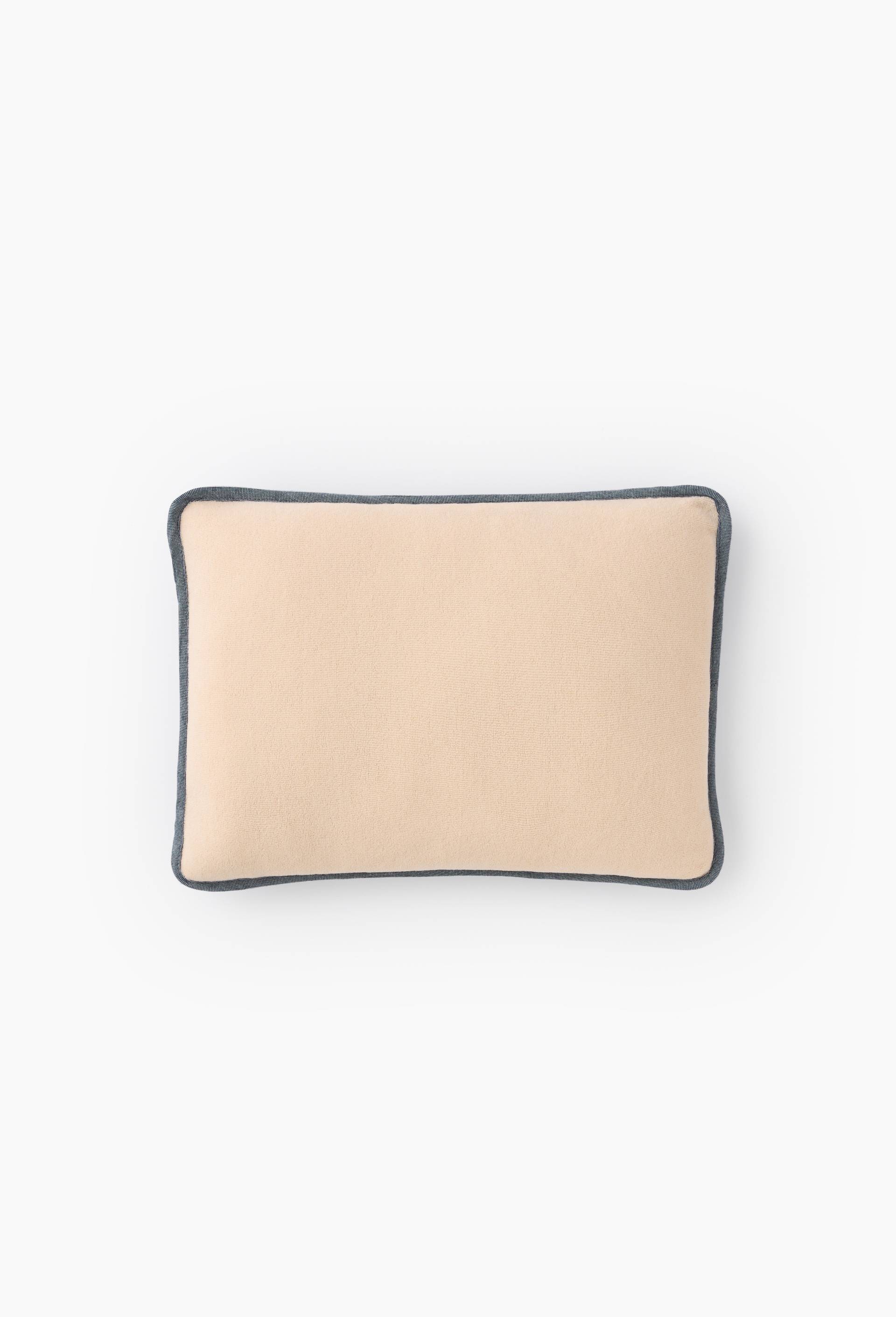 Mini coussin &eacute;ponge, 25x35 cm, Bleu fonc&eacute;, large image number 0.0