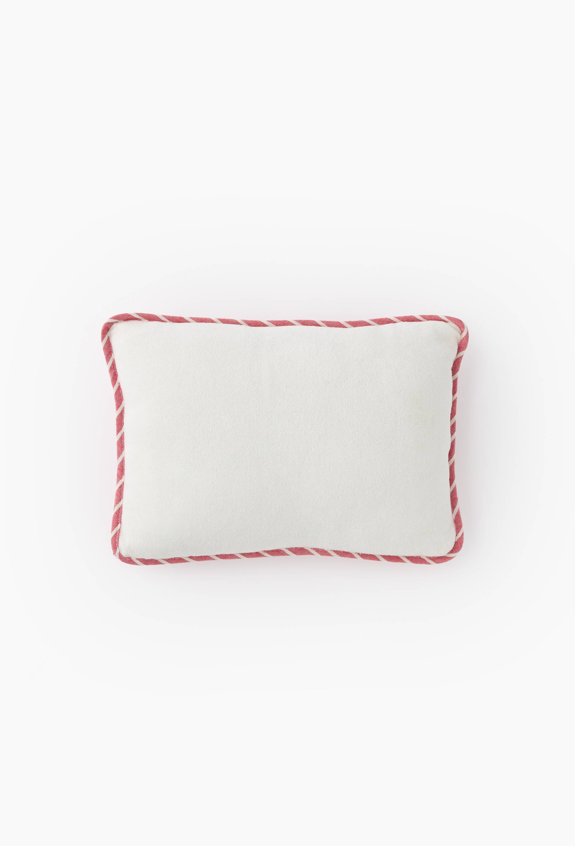 Coussin repose-t&ecirc;te dos &eacute;ponge,  25x35cm, Rouge, large image number 0.0