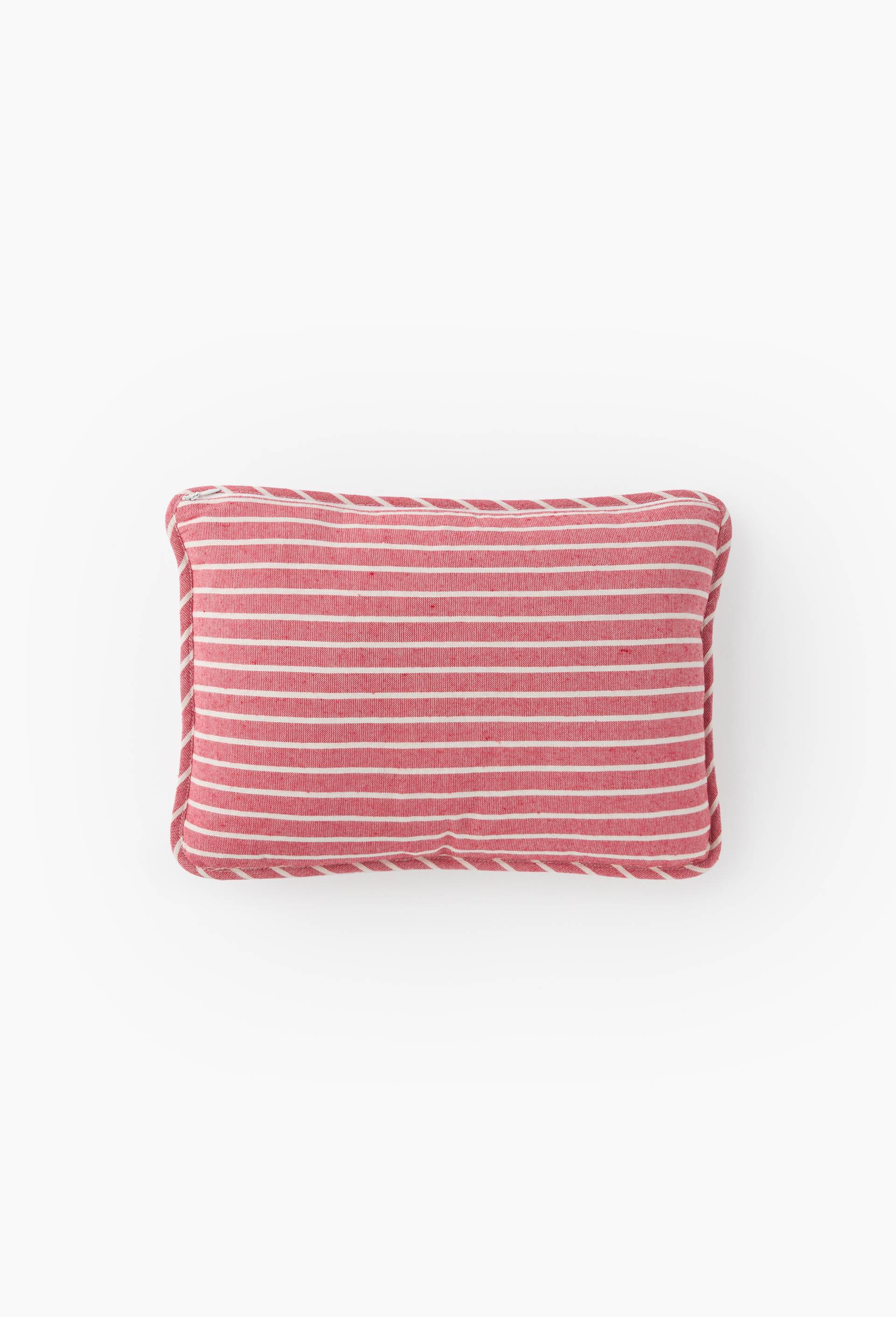 Coussin repose-t&ecirc;te dos &eacute;ponge,  25x35cm, Rouge, large image number 1.0