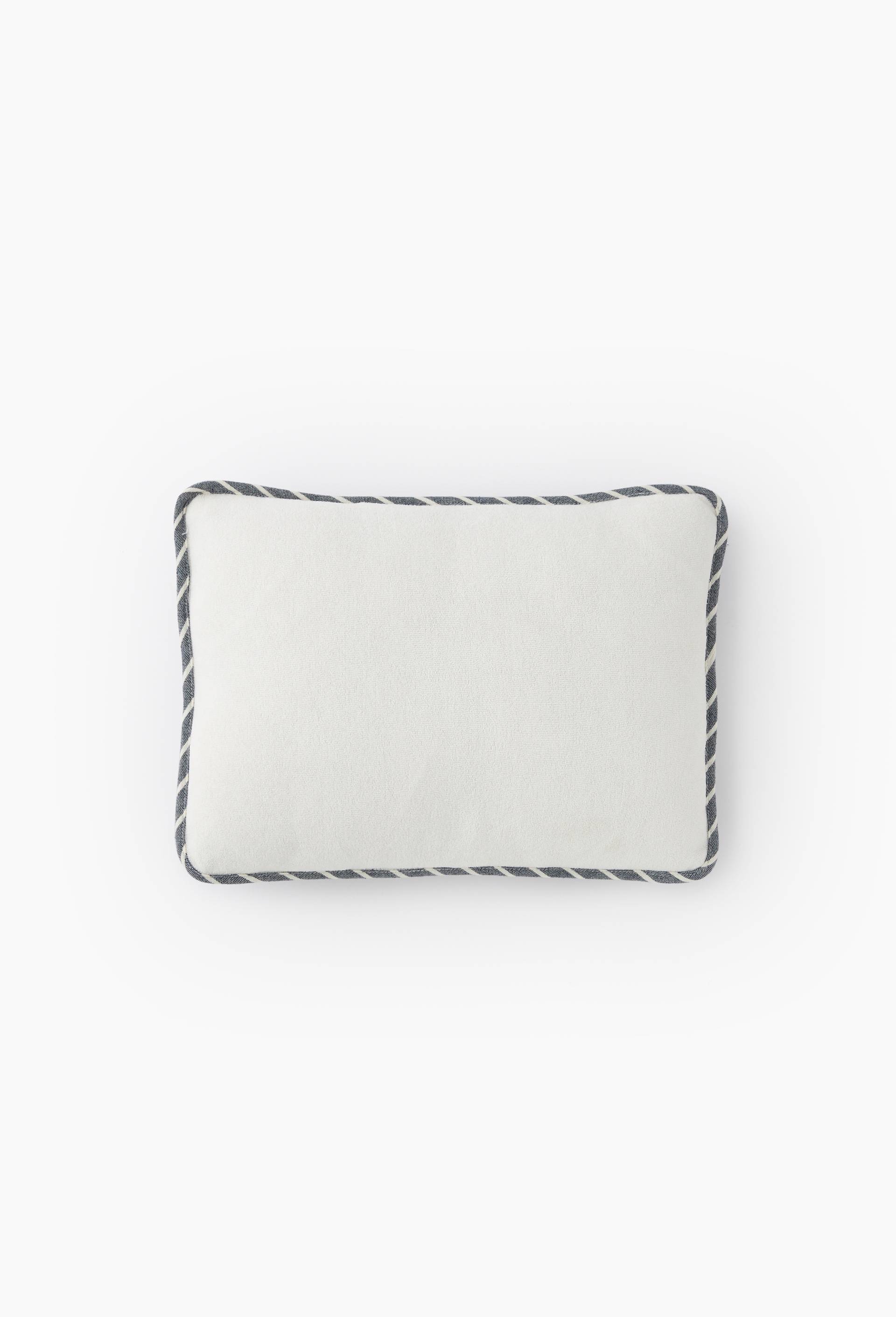 Coussin repose-t&ecirc;te dos &eacute;ponge,  25x35cm, Bleu fonc&eacute;, large image number 0.0