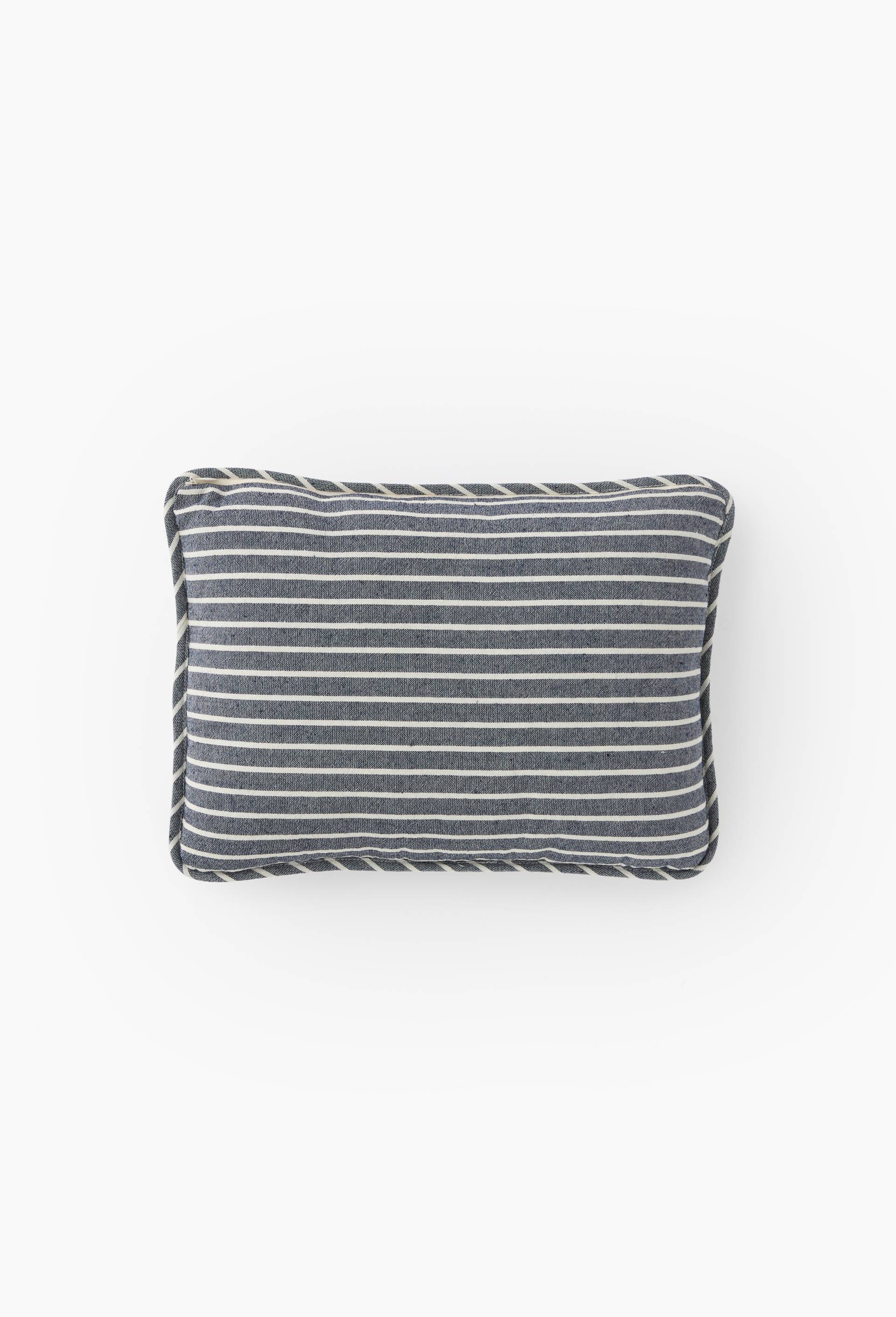 Coussin repose-t&ecirc;te dos &eacute;ponge,  25x35cm, Bleu fonc&eacute;, large image number 1.0