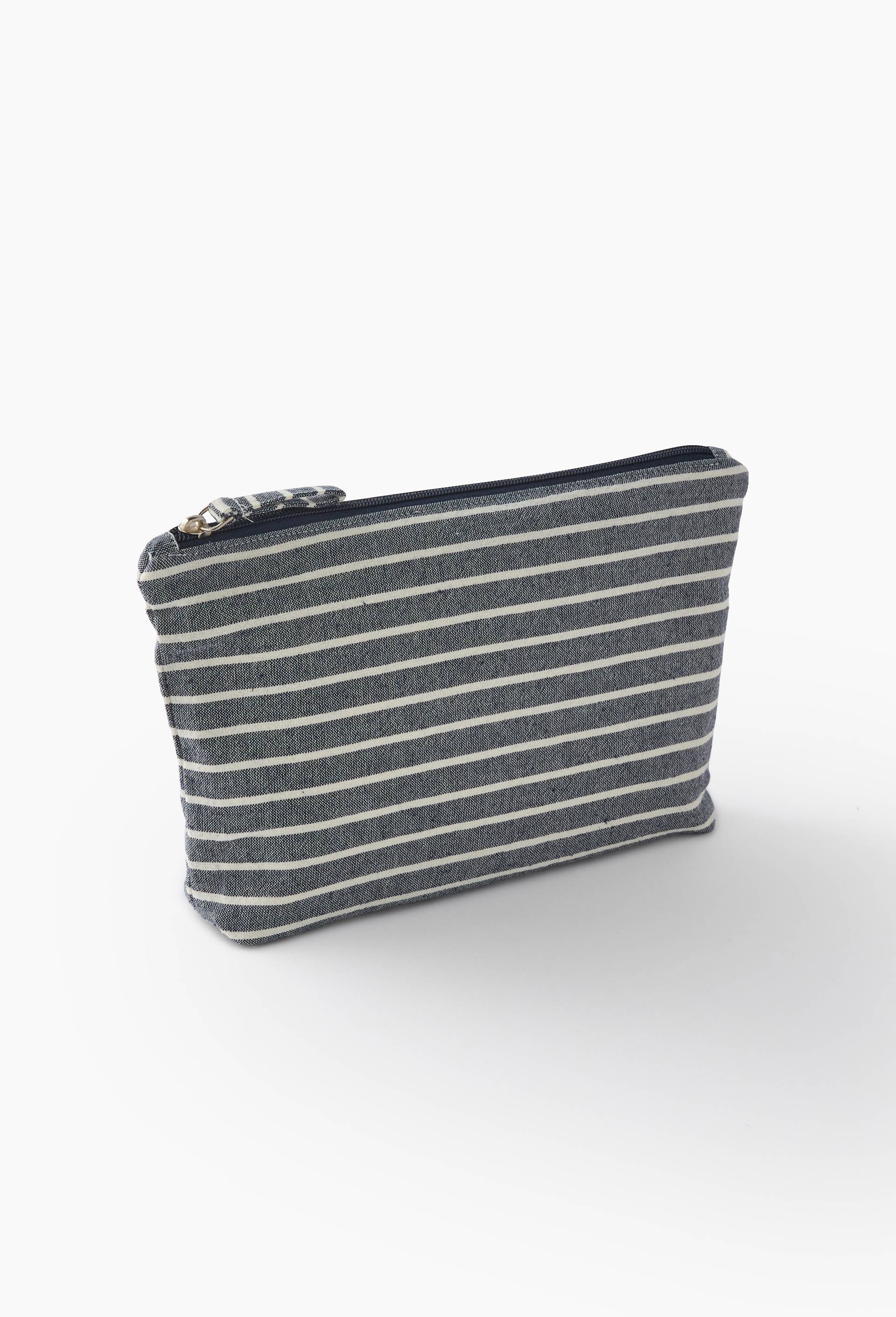Pochette de plage, 16x27cm, Bleu fonc&eacute;, large image number 0