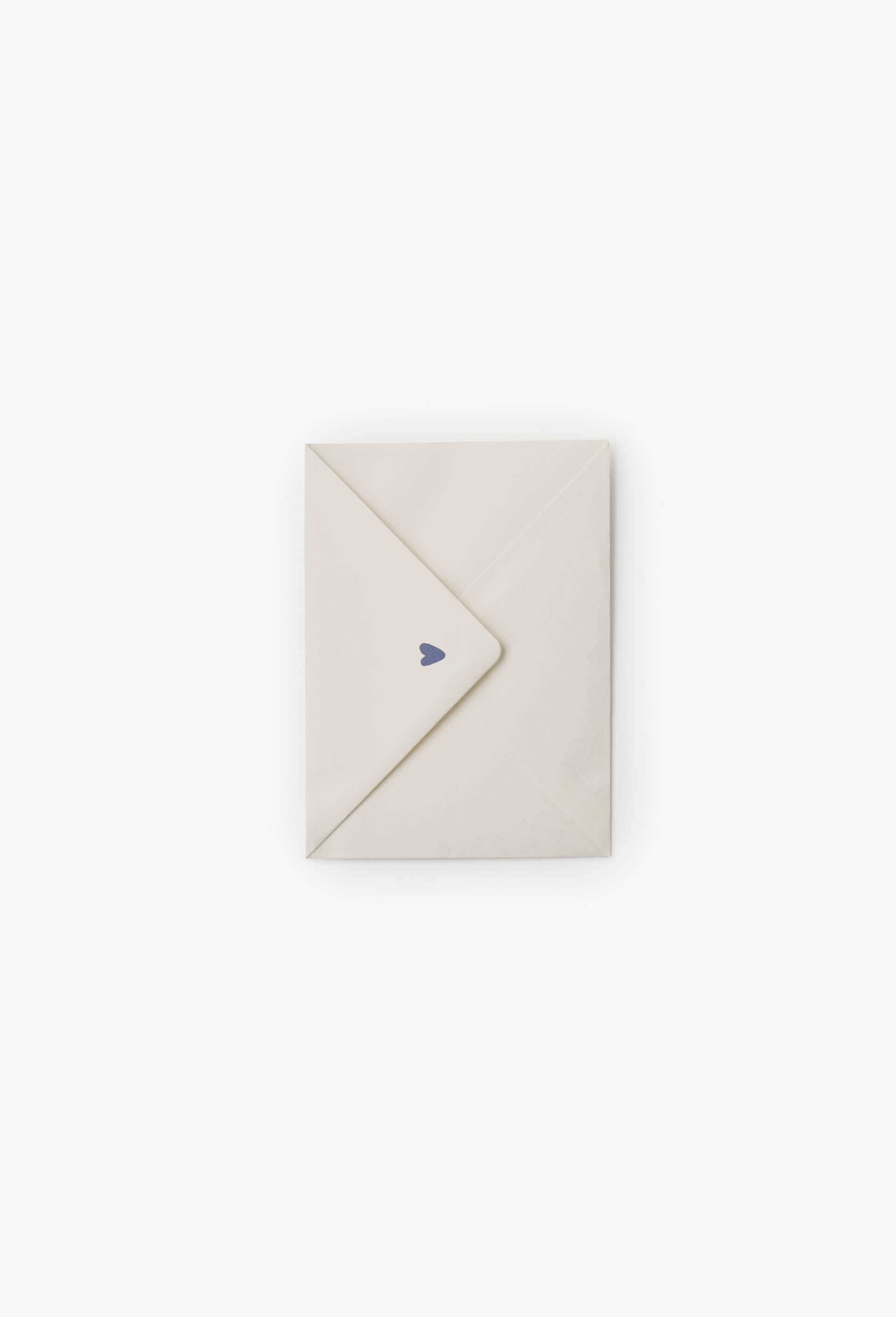 Carte + enveloppe Merci Maitresse, Bleu, large image number 1