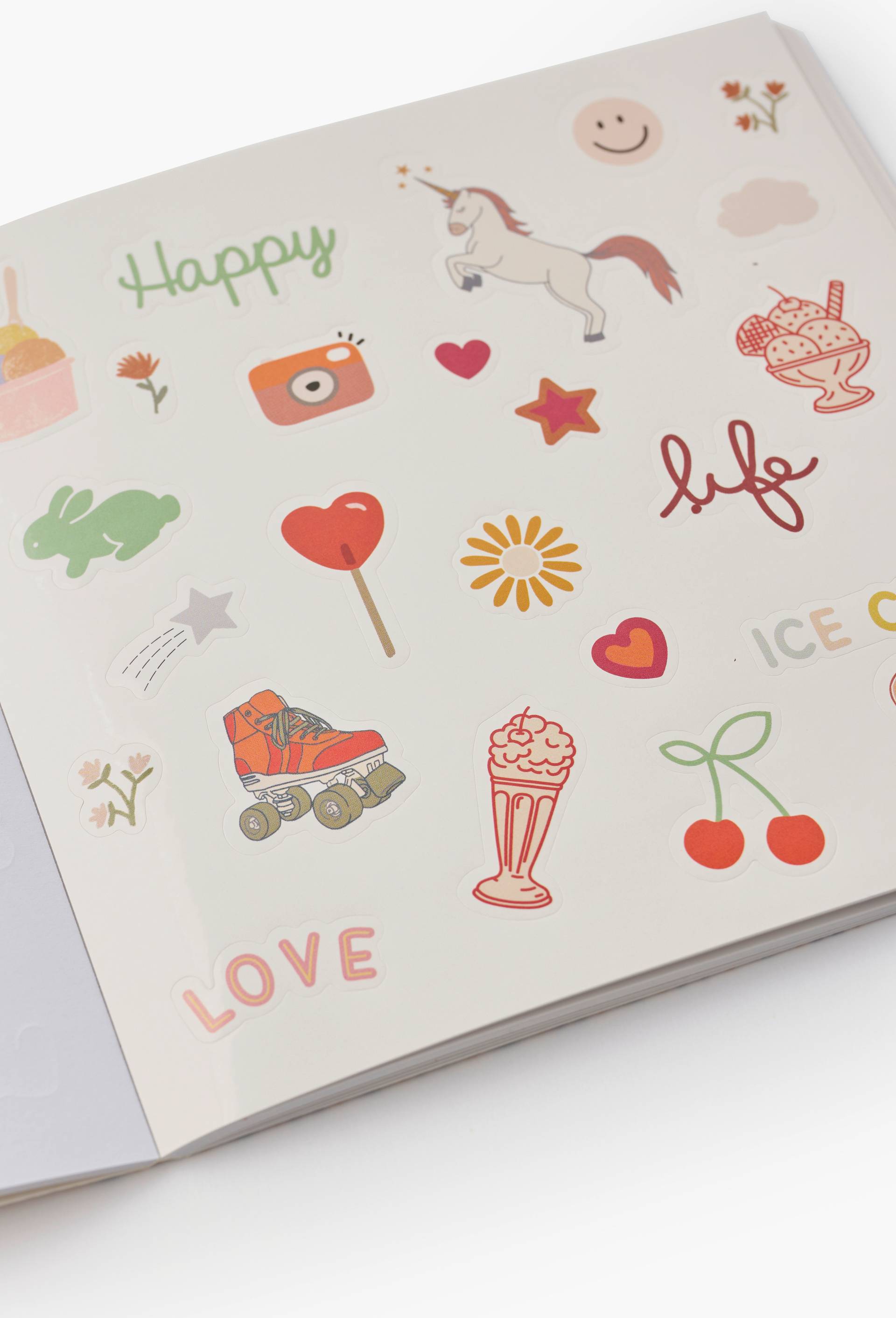 Carnets de stickers, 24 pages, Beige, large image number 2