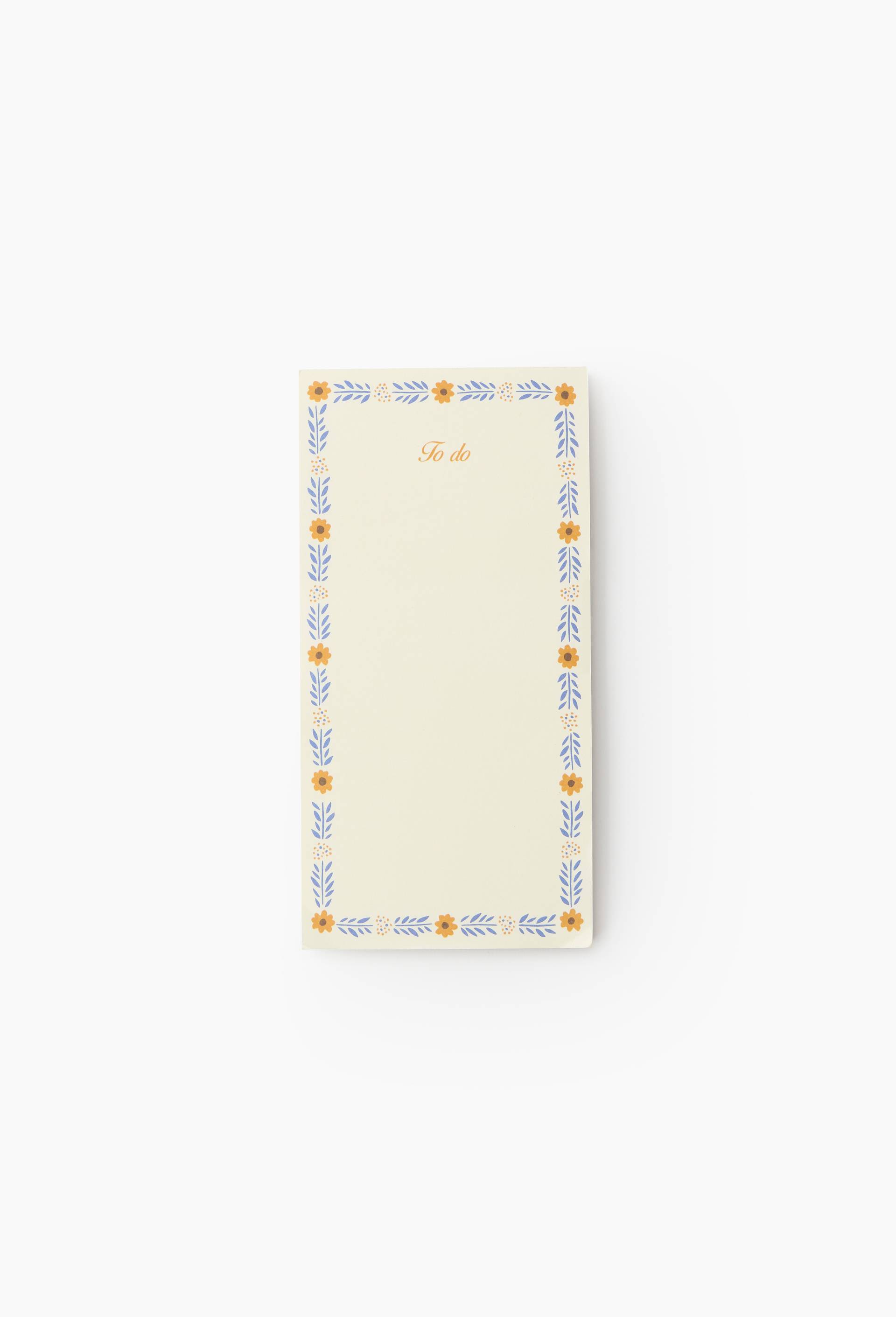 Bloc notes A6, 80 pages, aimant&eacute;, Jaune, large image number 0.0