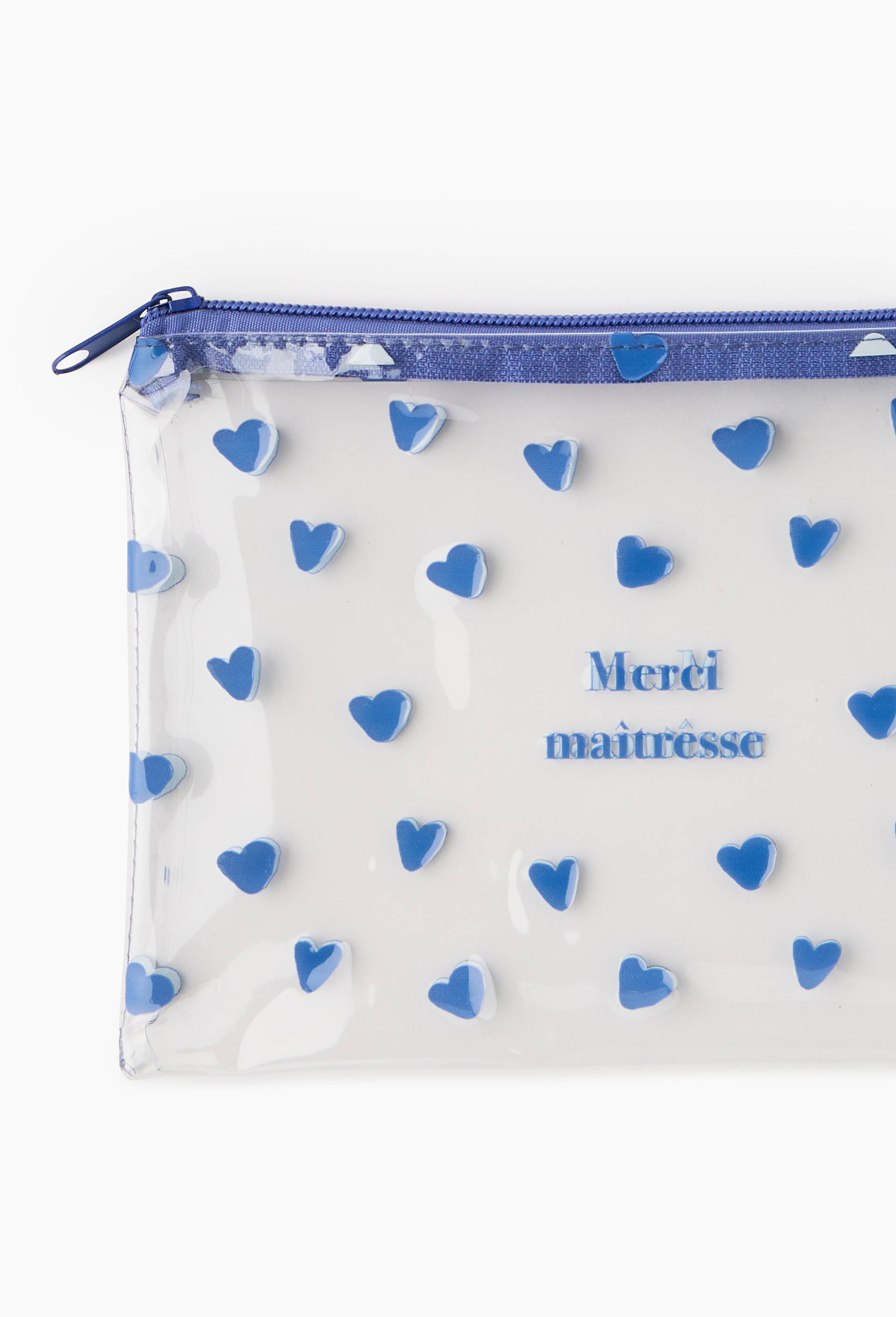 Trousse A5 Merci Maitresse, Bleu, large image number 1.0