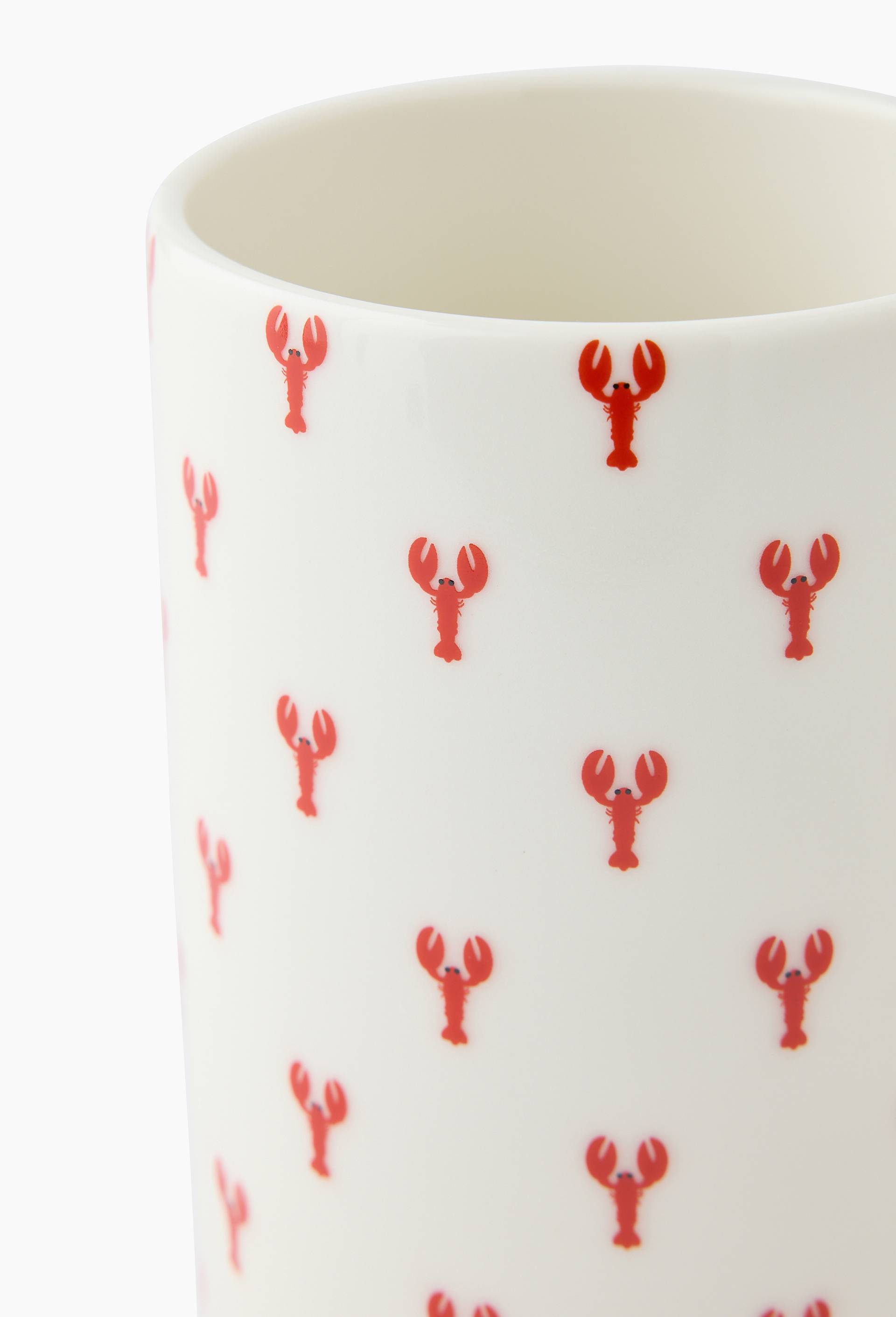 Mug finition imprim&eacute;e, 50cl, Rouge, large image number 1.0