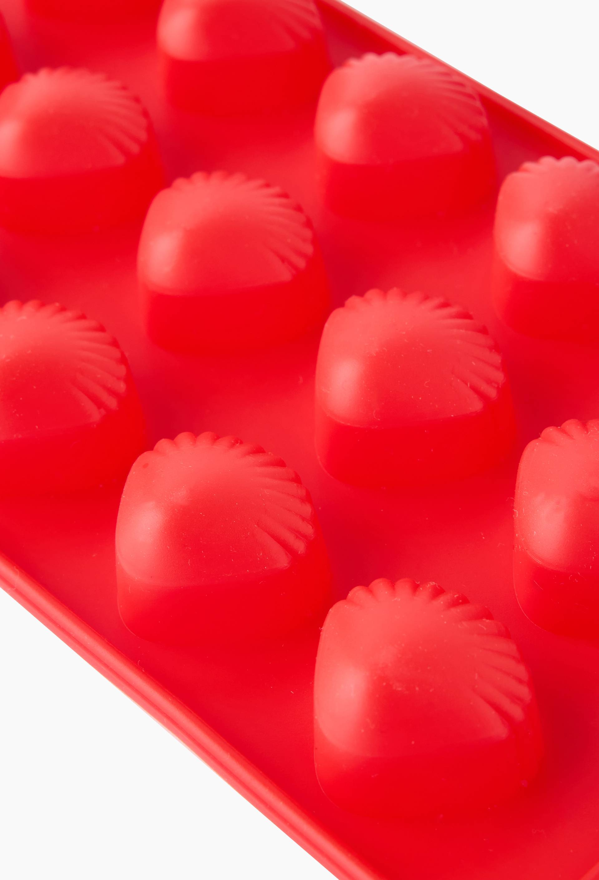 Bac &agrave; gla&ccedil;ons fantaisie, en silicone, Rouge, large image number 1
