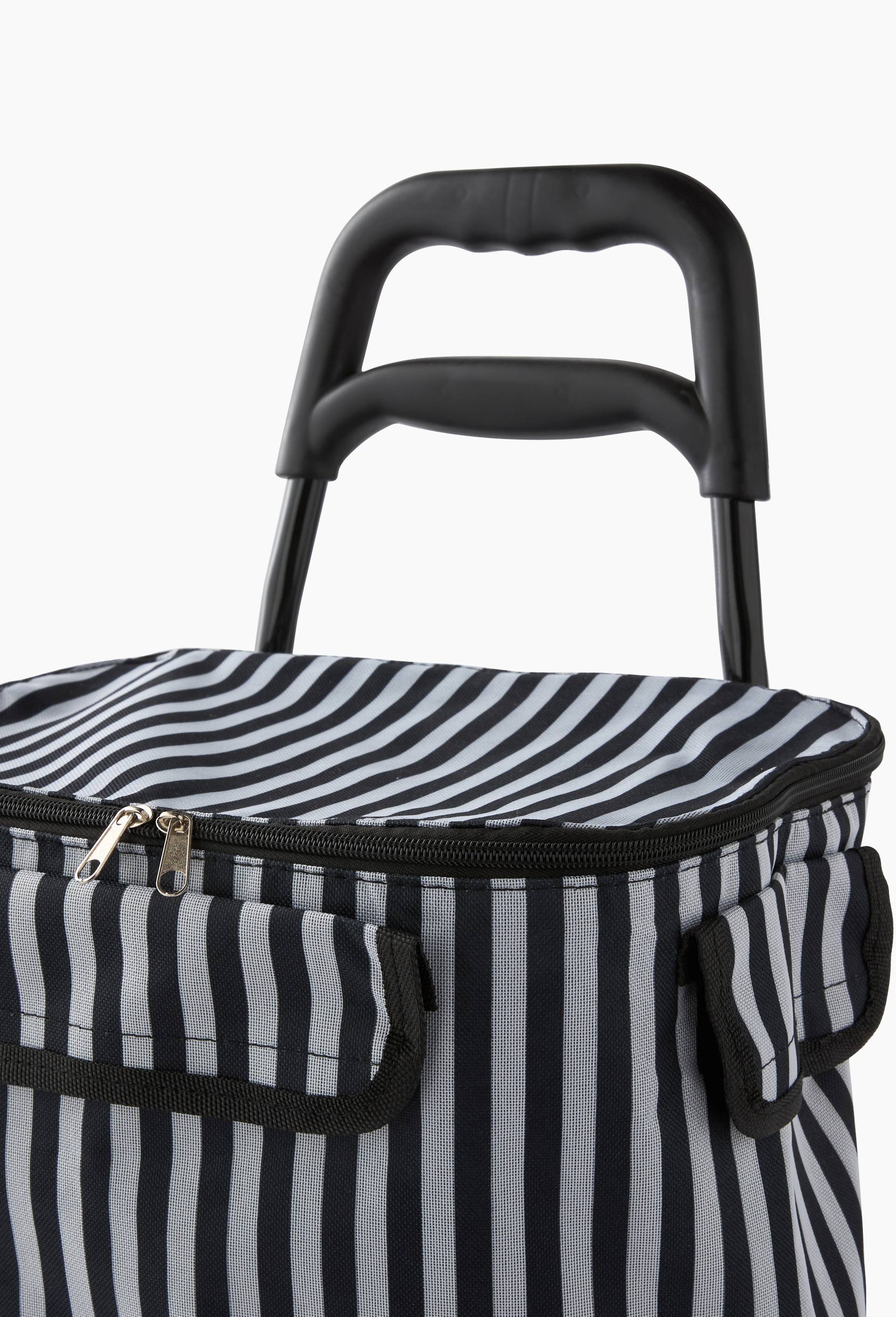 Poussette de march&eacute;, 45L, finition imprim&eacute;e, Bleu fonc&eacute;, large image number 1