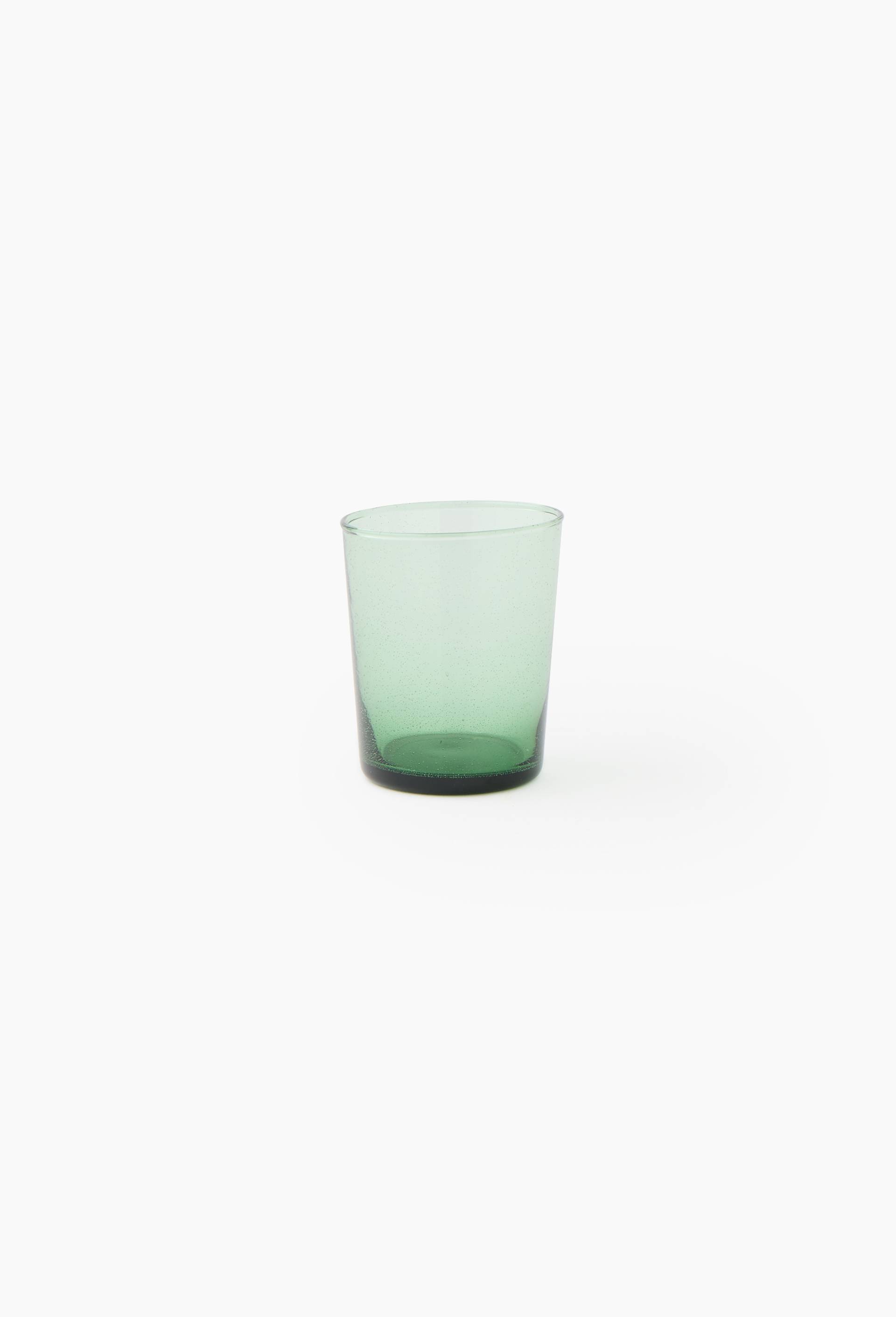 Verre &agrave; eau, finition bull&eacute;e, 35cl, Vert, large image number 1.0