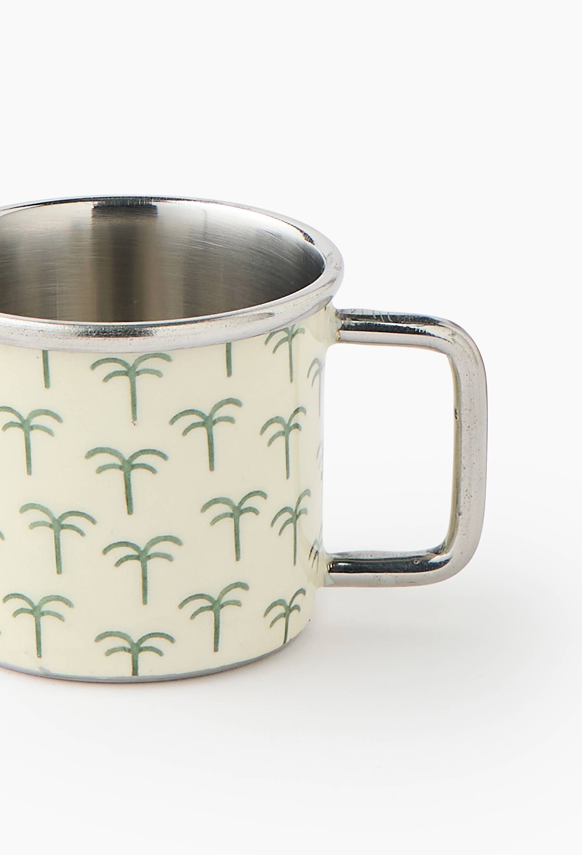 Tasse finition imprim&eacute;e, 19 cl, en acier inoxydable, Vert, large image number 1