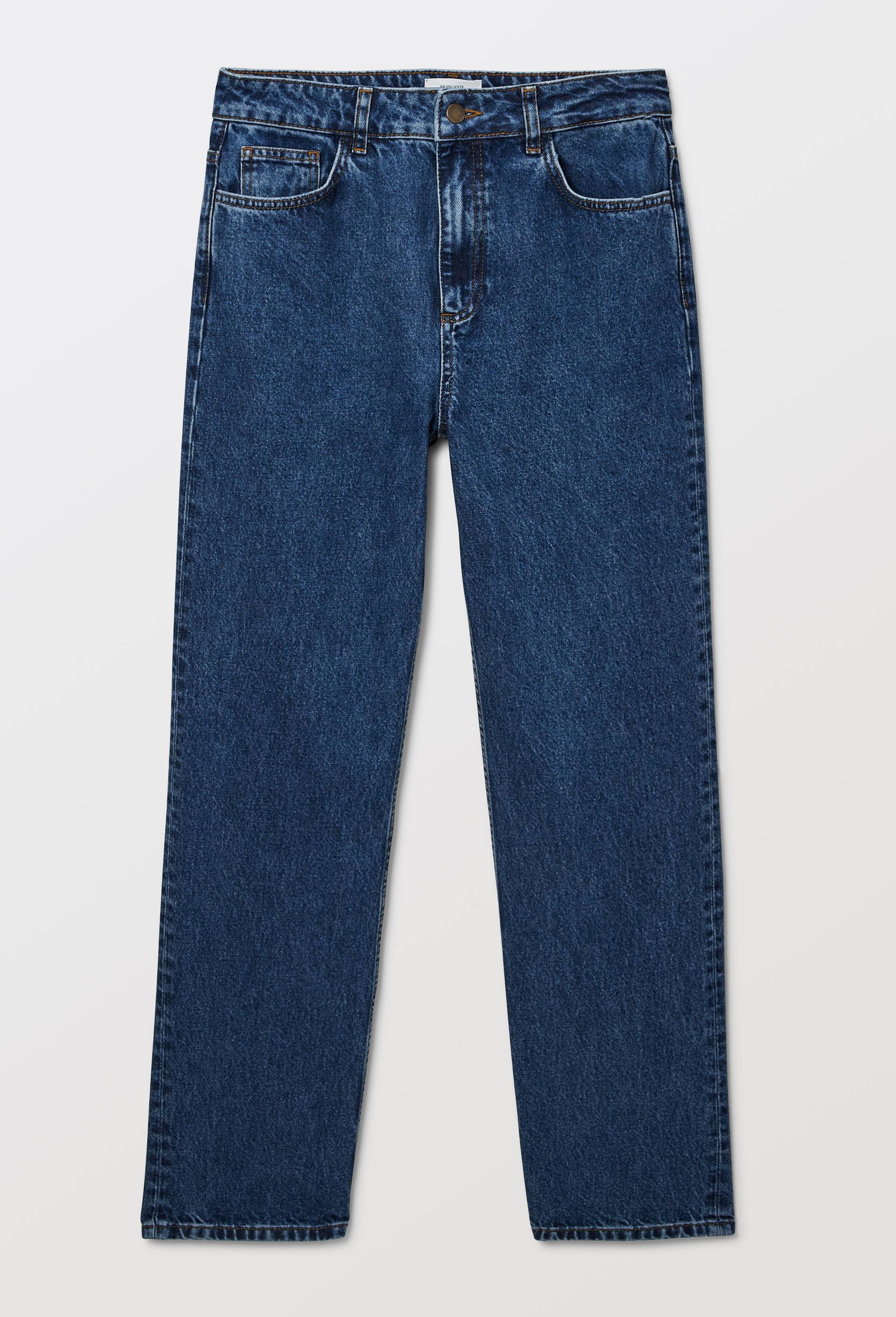 Jean droit en denim - ATELIER DENIM, Bleu, large image number 3
