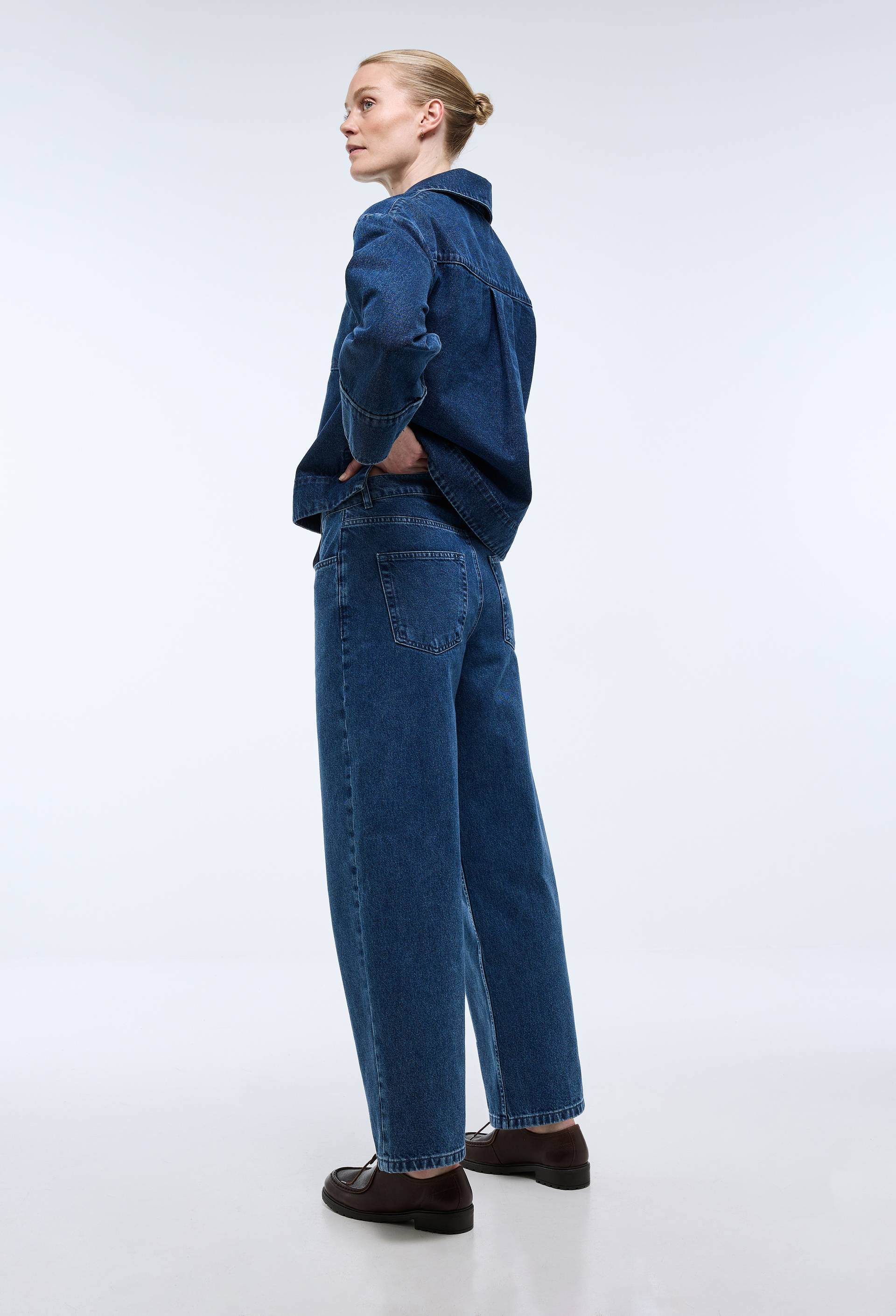 Jean baggy en denim - ATELIER DENIM, Bleu, large image number 1