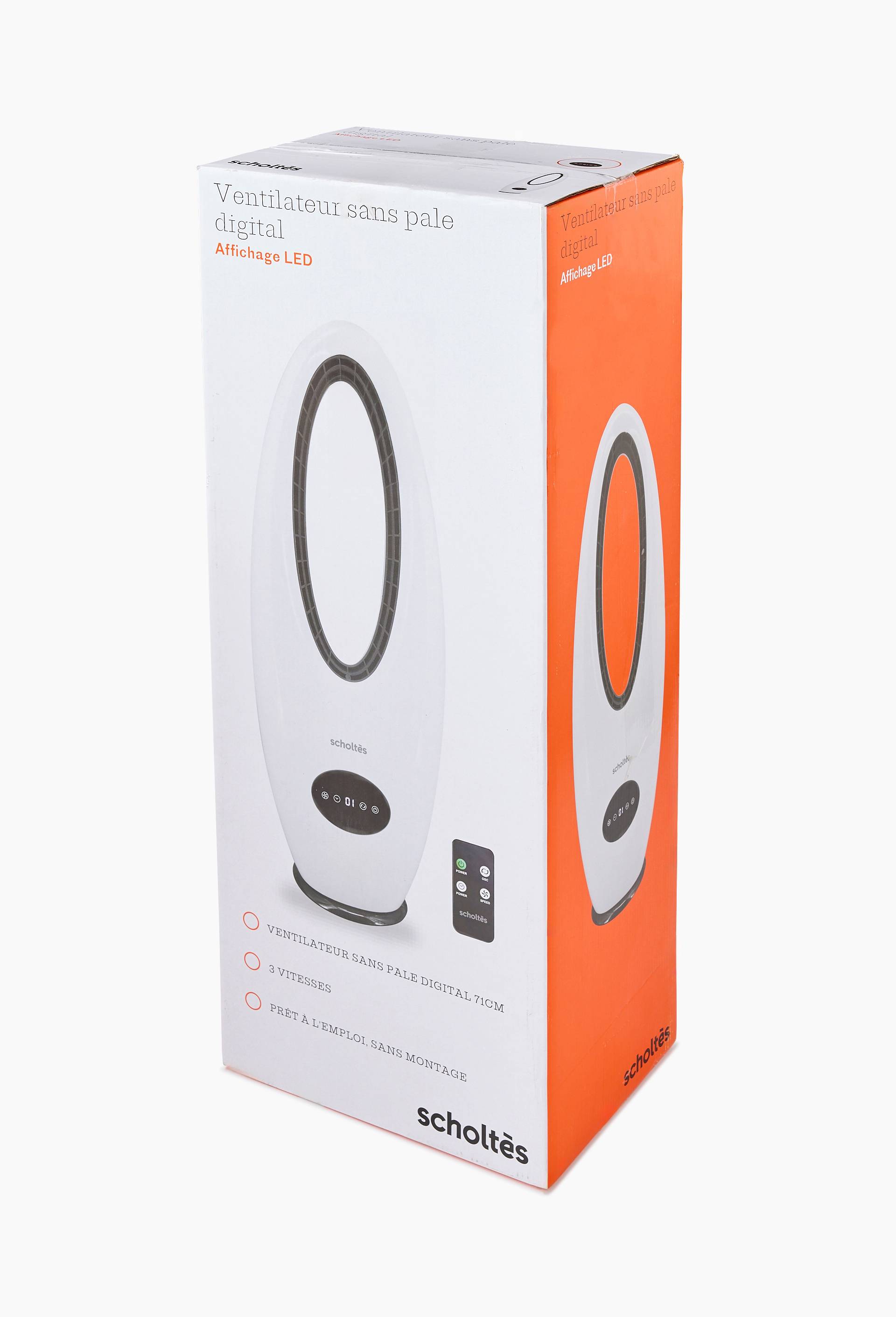 Ventilateur sans pale, 72cm, Blanc, large image number 2