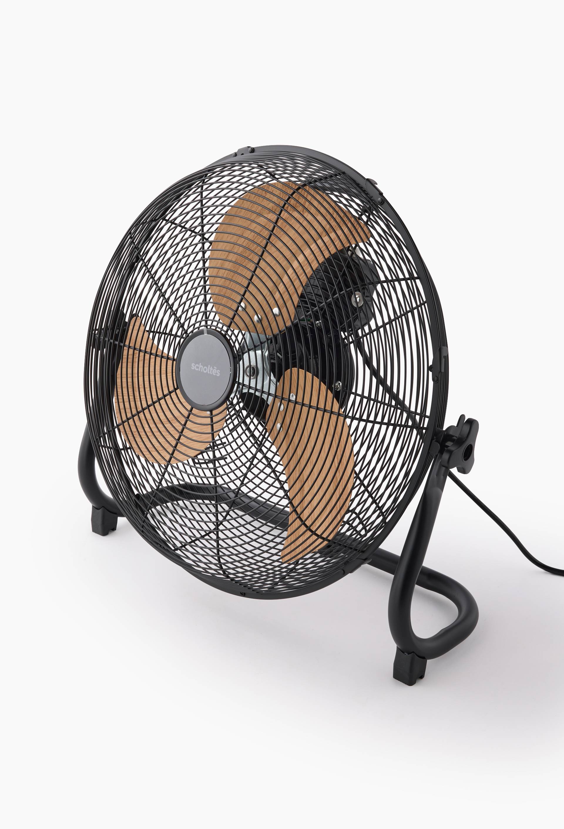 Ventilateur de sol, 40cm, Noir, large image number 0