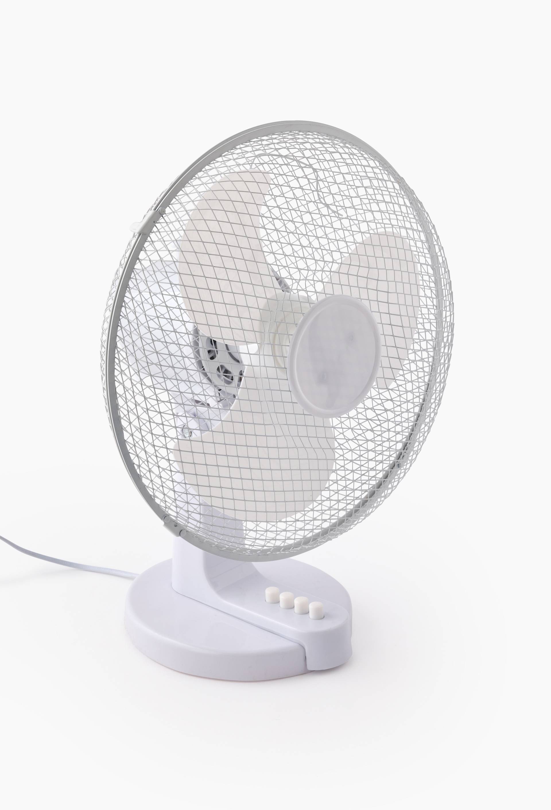 Ventilateur de table, 30cm, Blanc, large image number 0.0