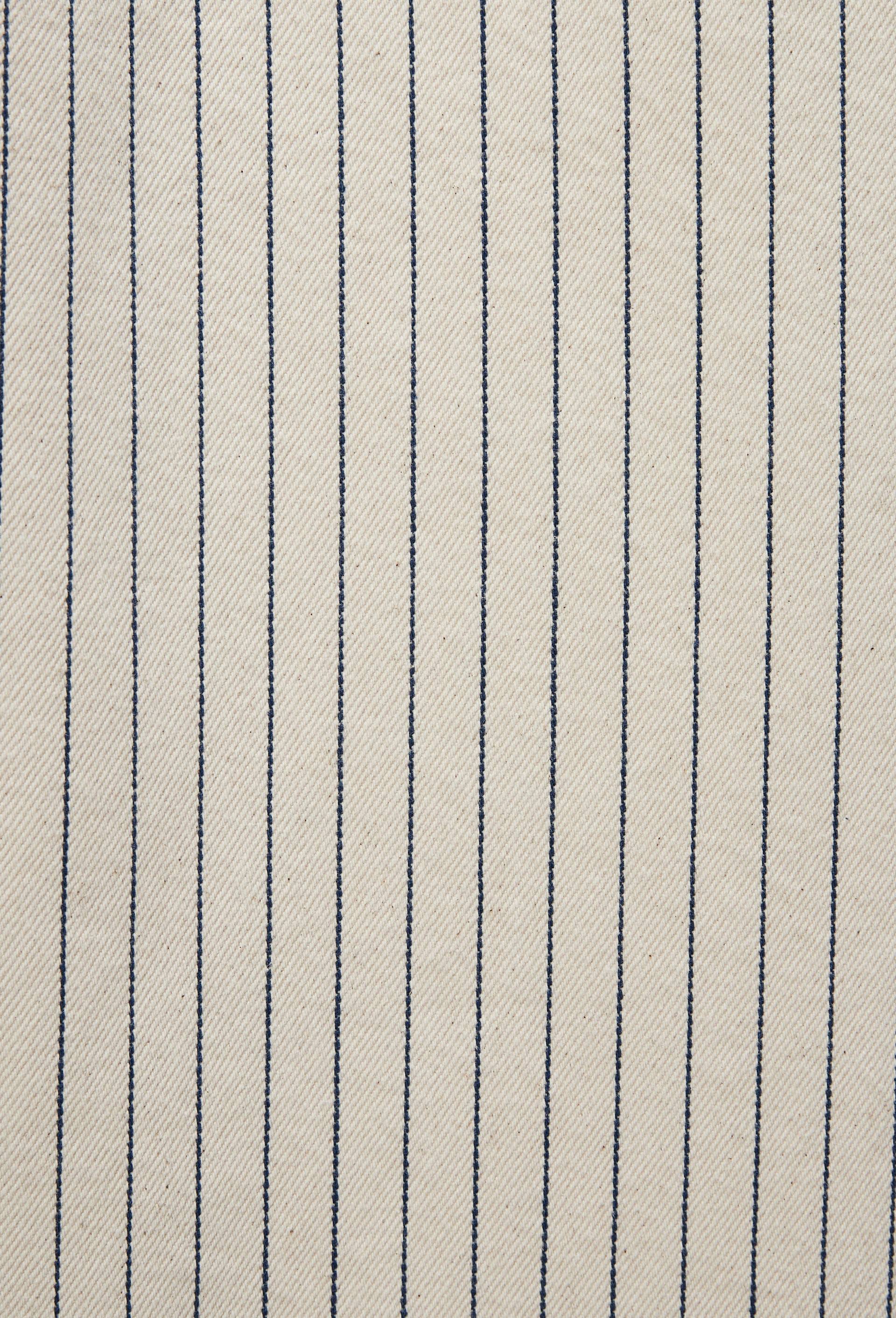Jean droit ray&eacute; en coton, Ecru, large image number 5