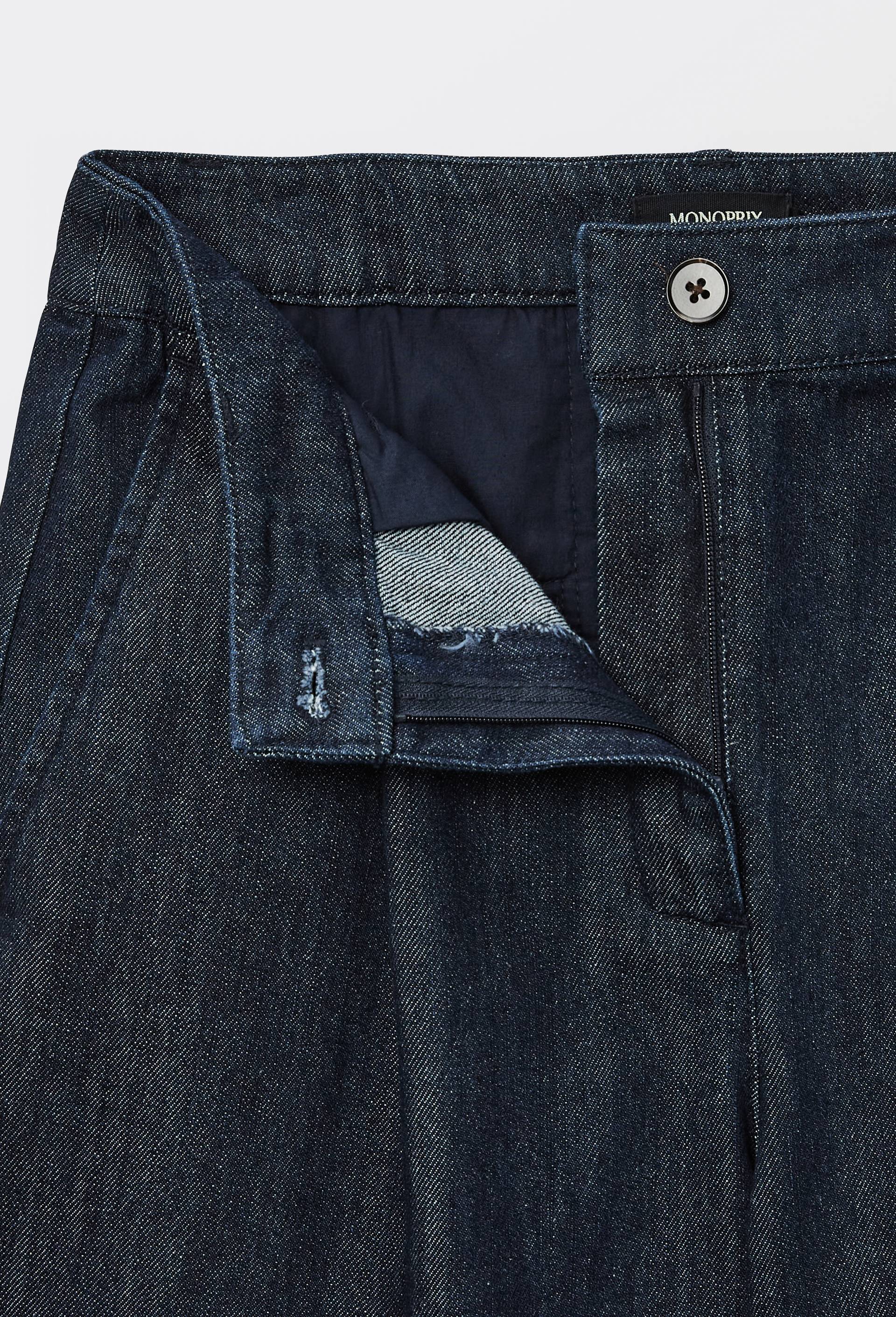 Bermuda en denim, Bleu fonc&eacute;, large image number 3.0