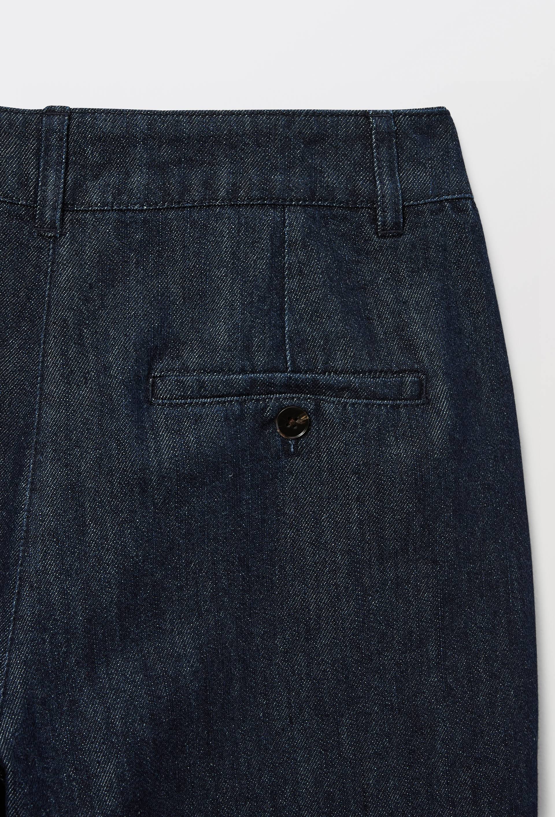 Bermuda en denim, Bleu fonc&eacute;, large image number 4