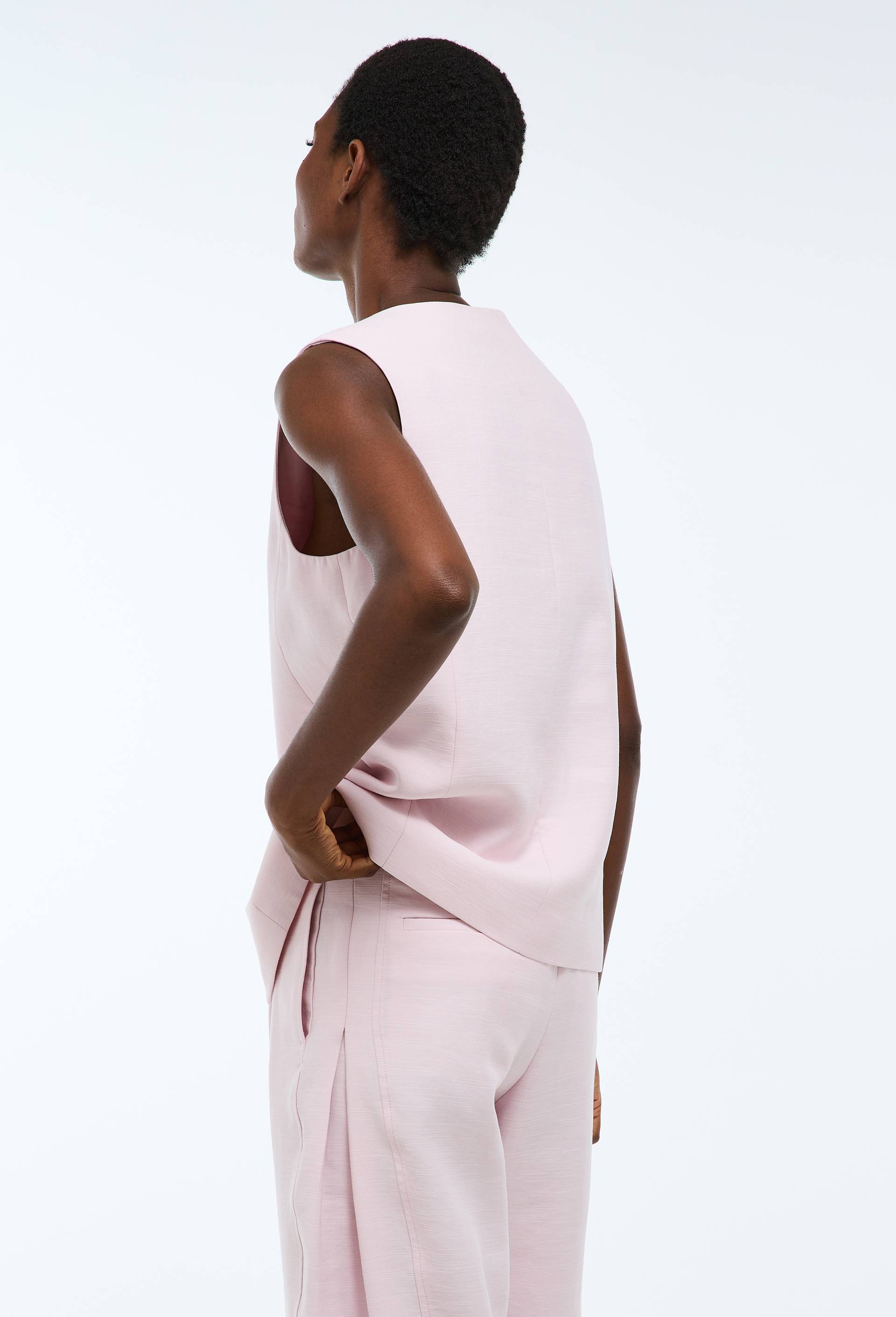 Veston contenant du coton, Rose clair, large image number 3.0