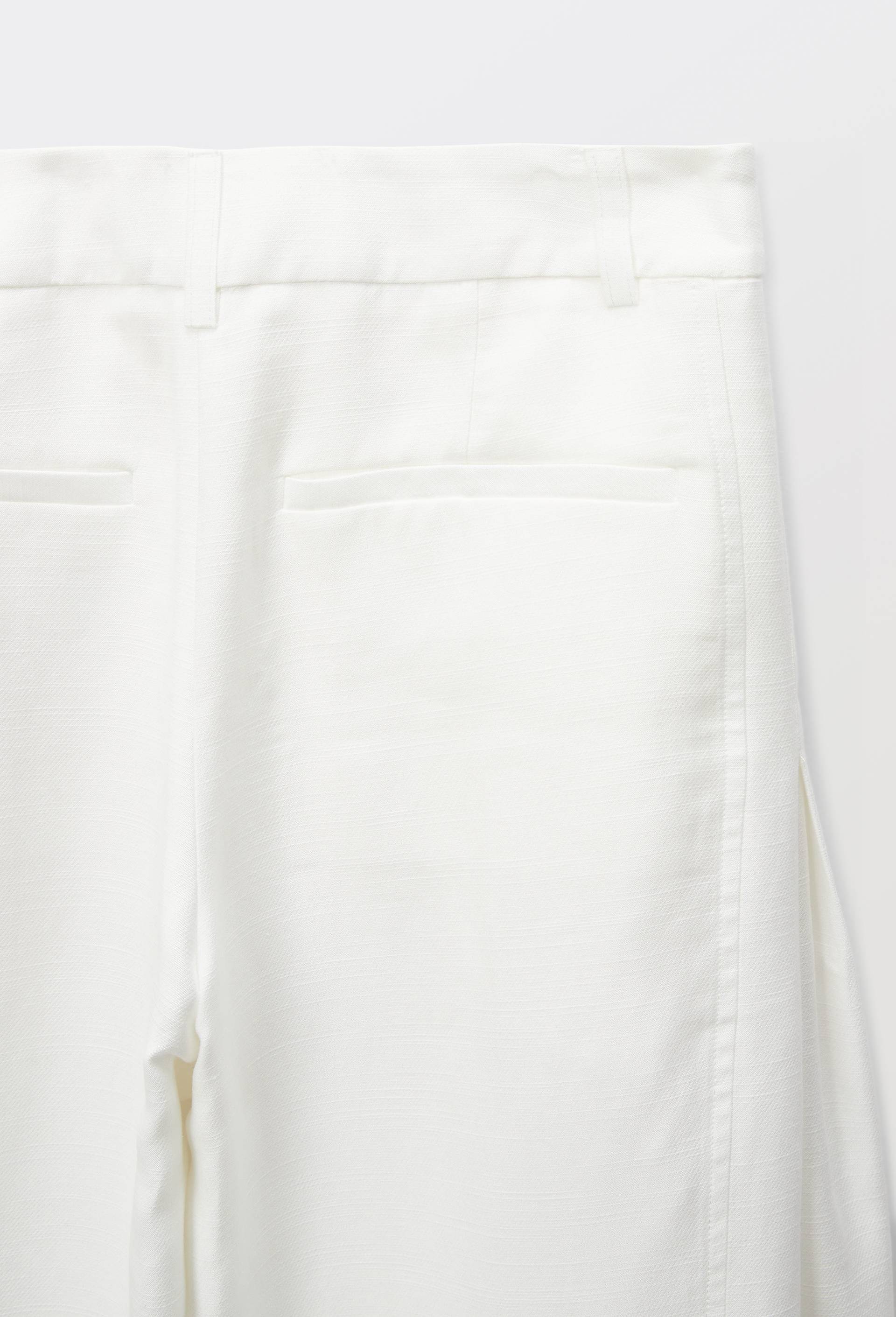 Pantalon barrel contenant du coton, Blanc, large image number 4