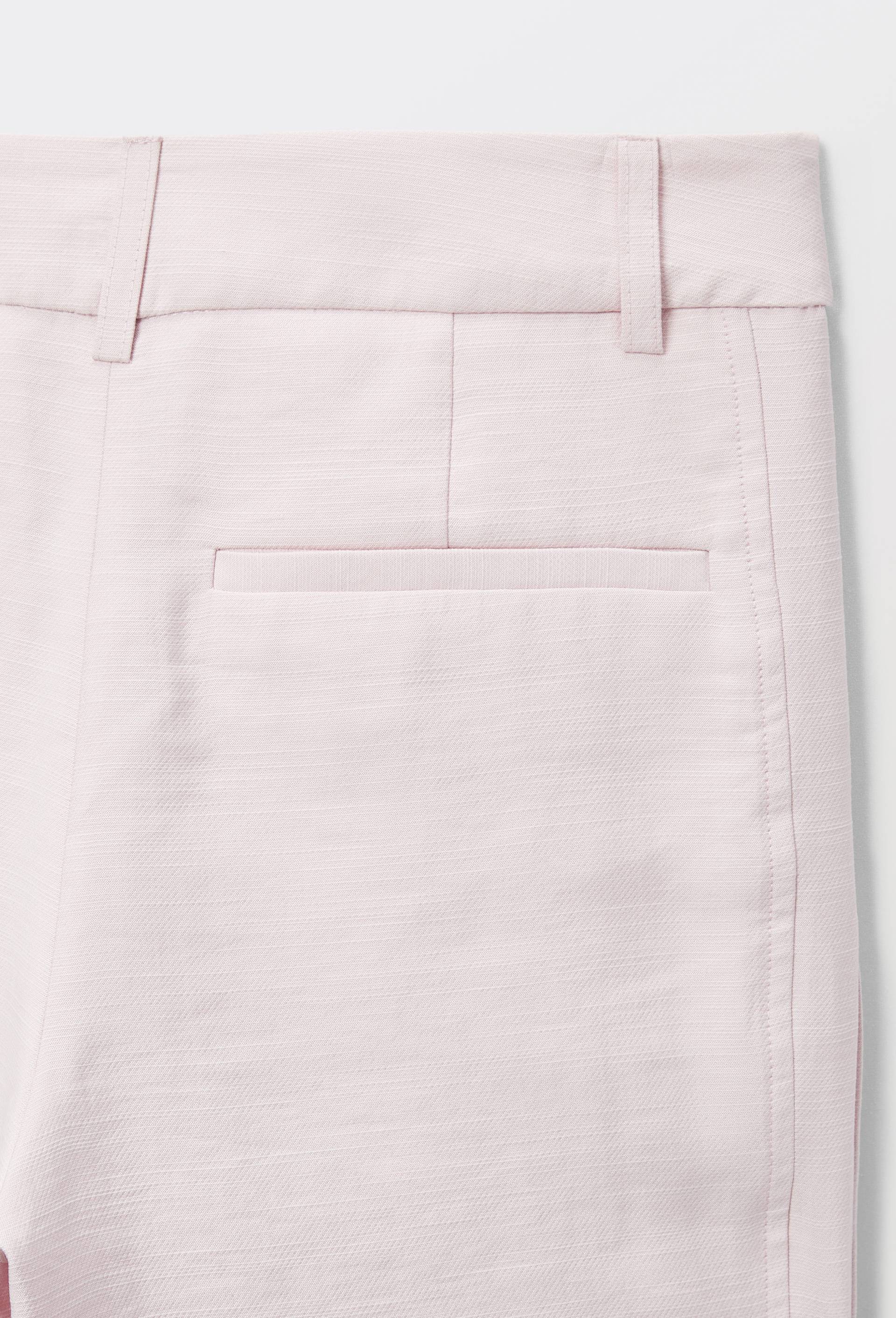 Pantalon barrel contenant du coton, Rose clair, large