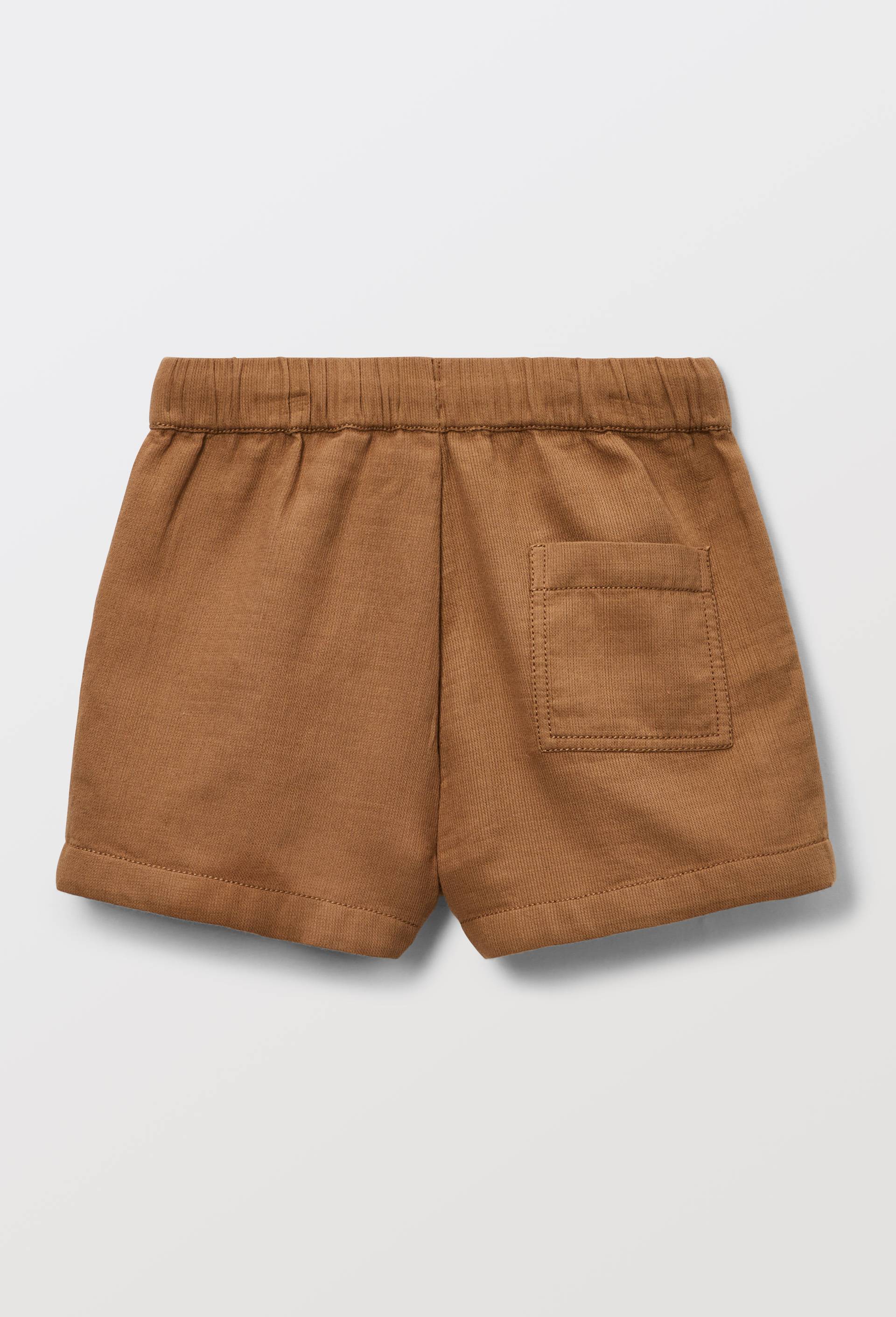 Short uni en coton BIO GOTS, Beige, large image number 2.0