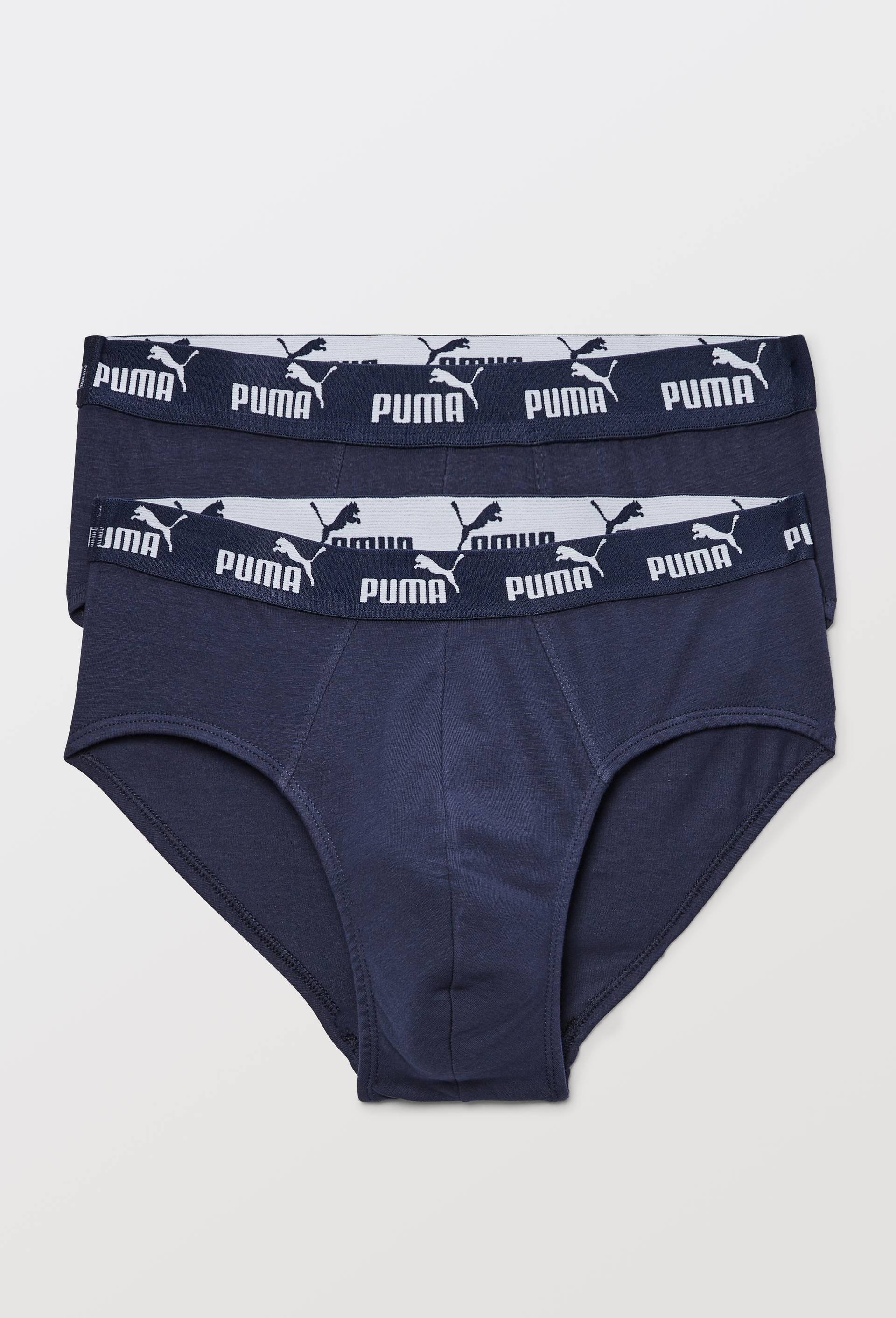 Lot de 2 slips en coton PUMA, Bleu fonc&eacute;, swatch image