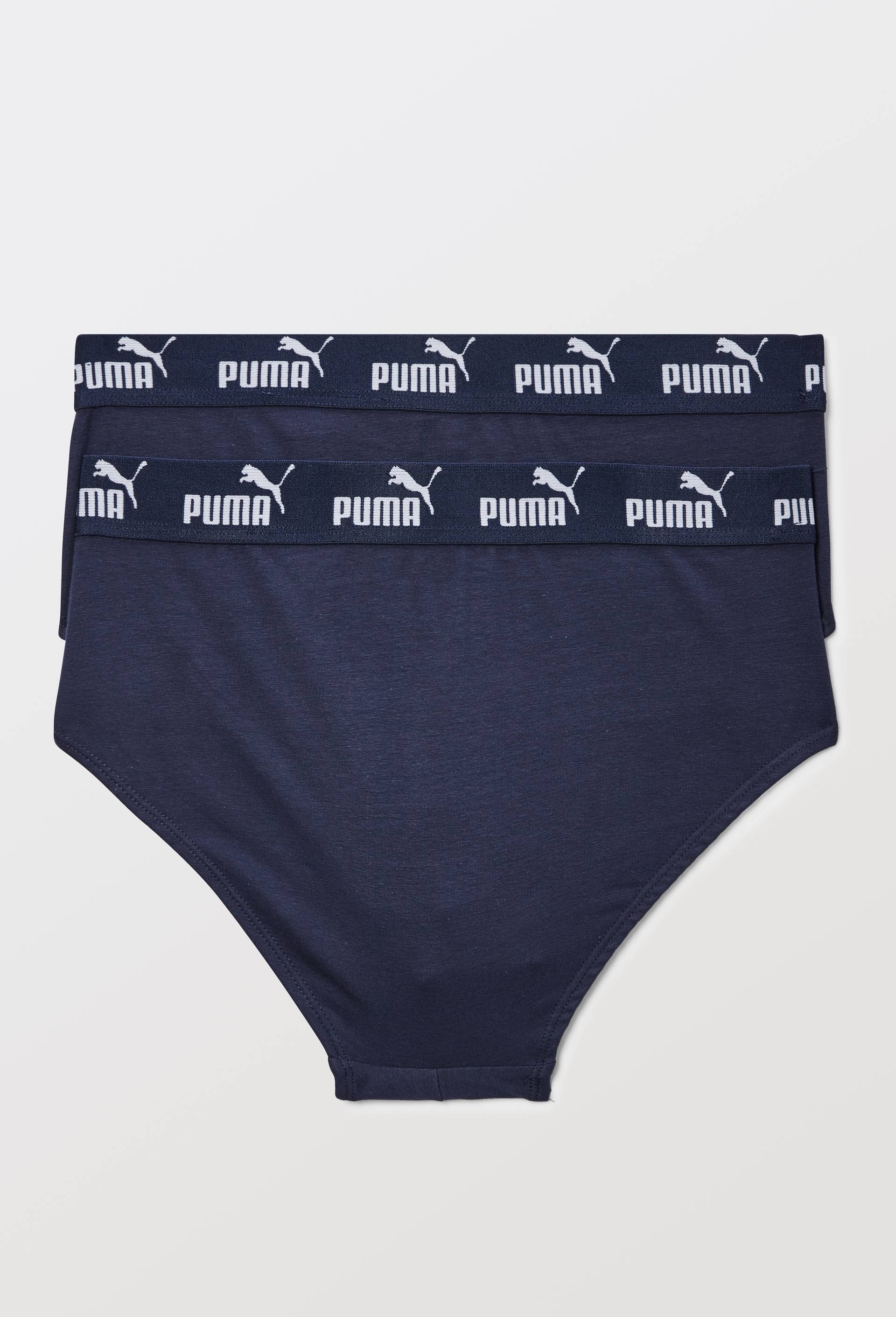 Lot de 2 slips en coton PUMA, Bleu fonc&eacute;, large image number 1