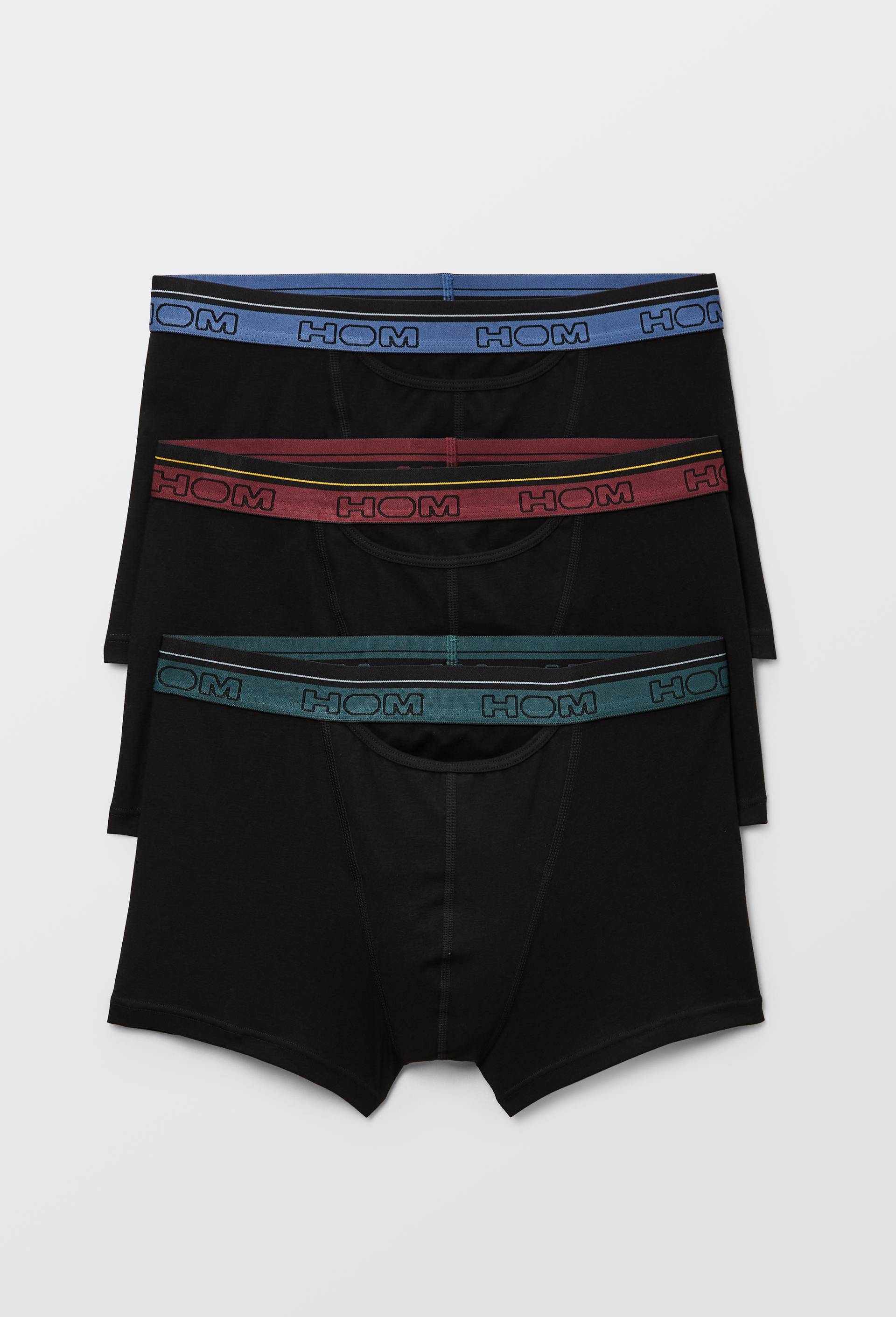 Lot de 3 boxers en coton HOM, Noir, large image number 0