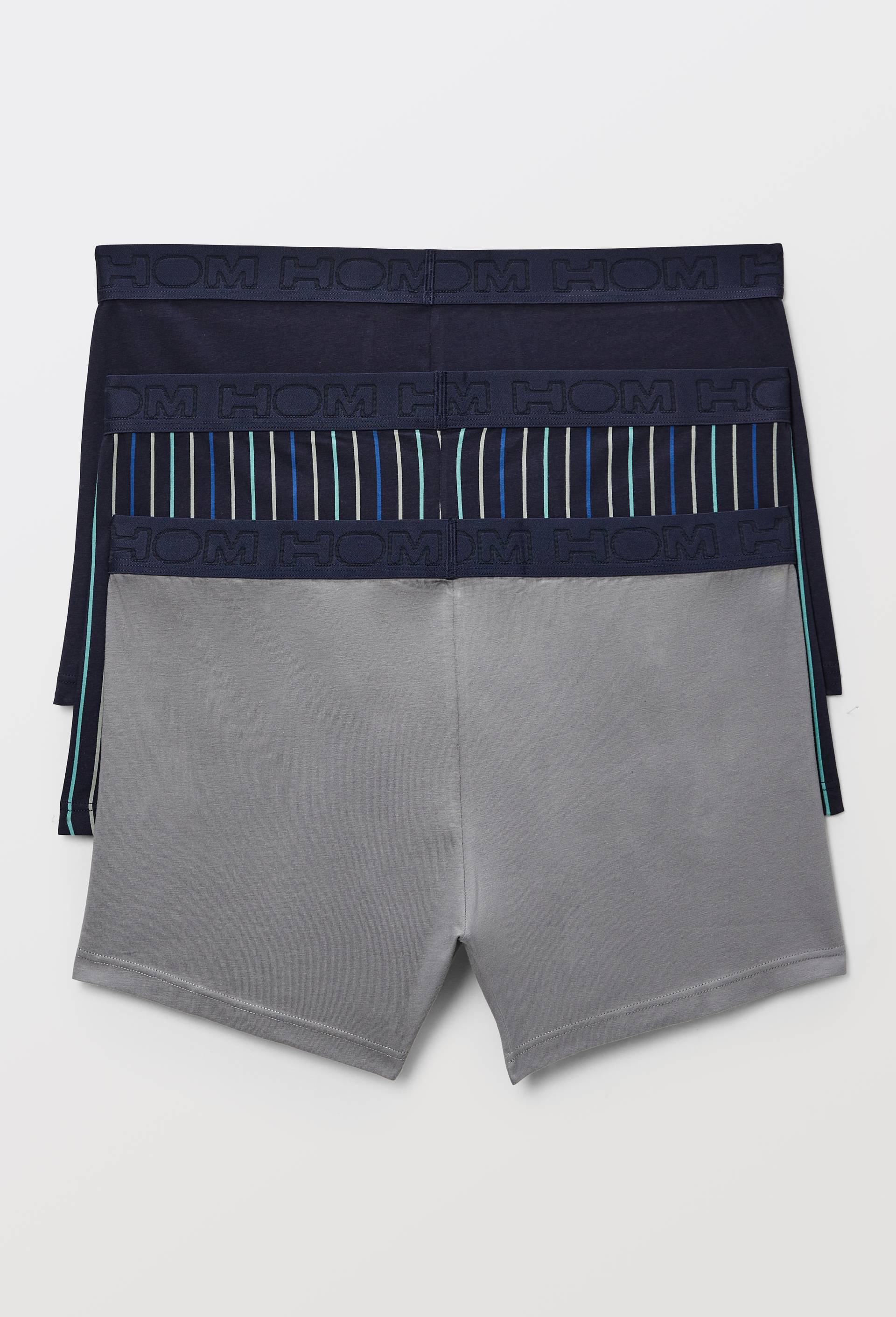 Lot de 3 boxers en coton HOM, Bleu fonc&eacute;, large image number 1
