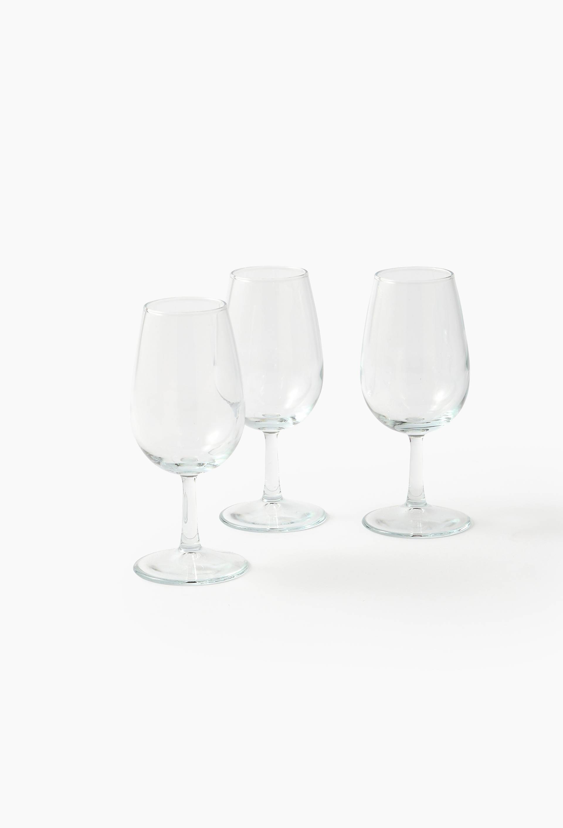 Lot de 3 verres &agrave; vin, 21cl, Transparent, large image number 0
