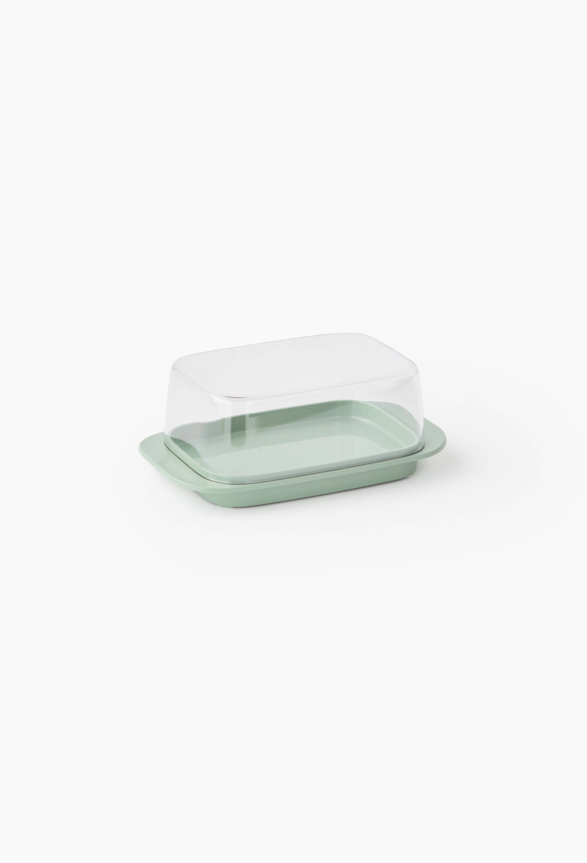 Beurrier, en plastique, 17cm, Transparent, large image number 0.0