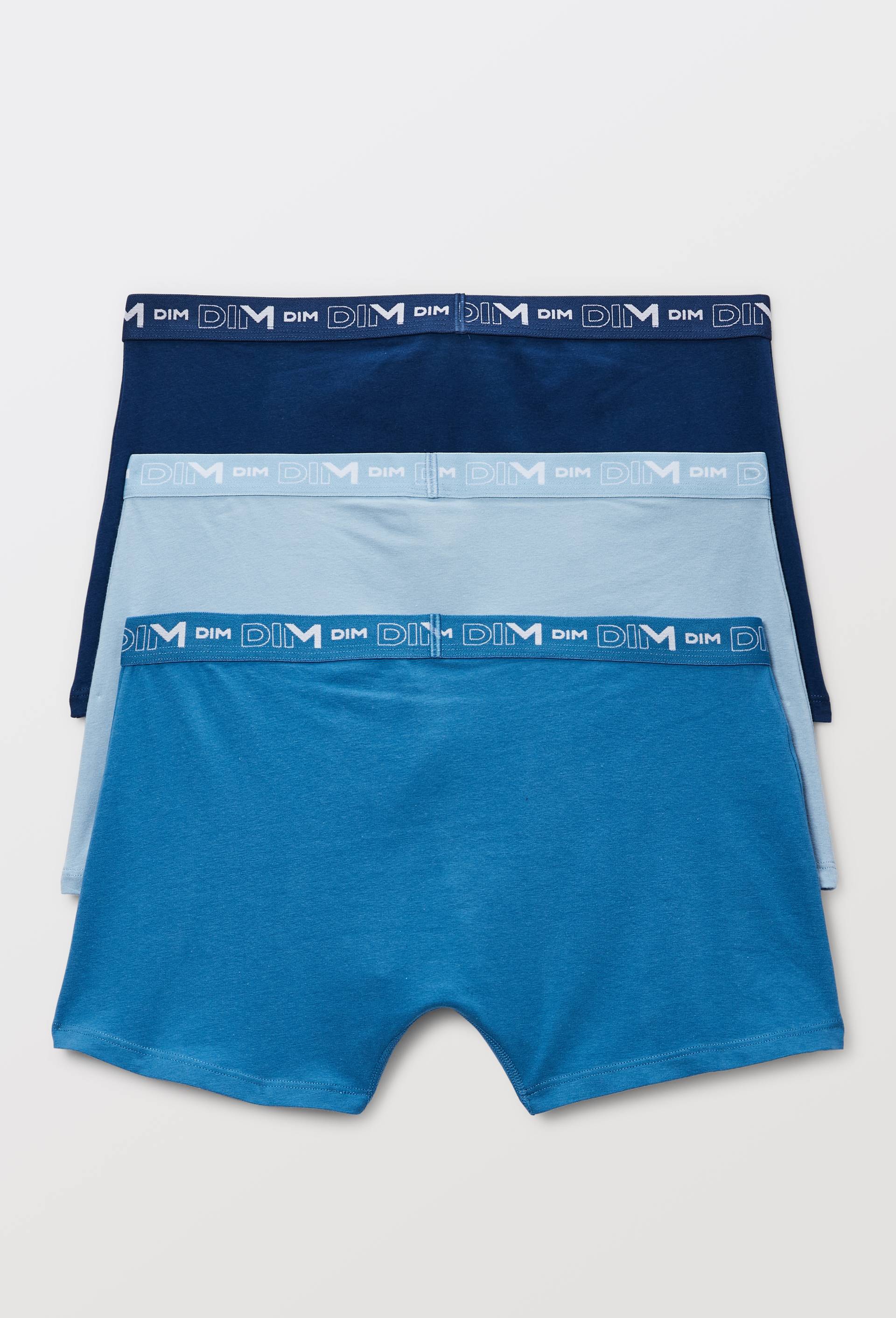 Lot de 3 boxers en coton MULTIPACK DIM, Bleu, large image number 1