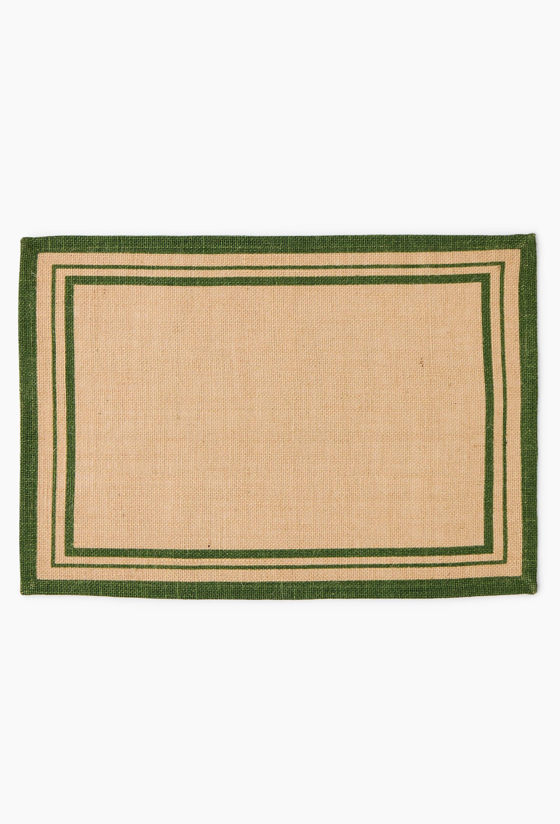 Set de table avec cadre imprim&eacute;, 33x48cm, 100% jute, , large image number 0.0