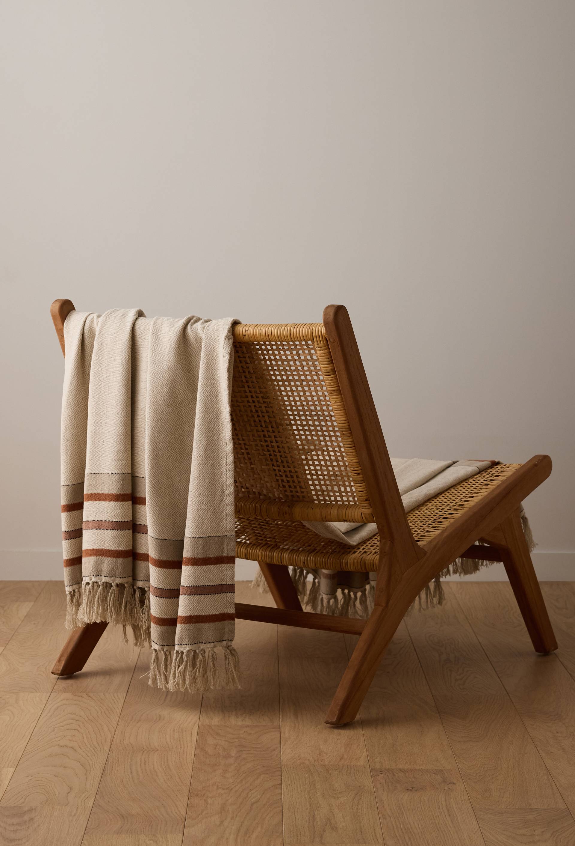 Plaid, 130x170cm, 100% coton, Vert fonc&eacute;, large image number 0