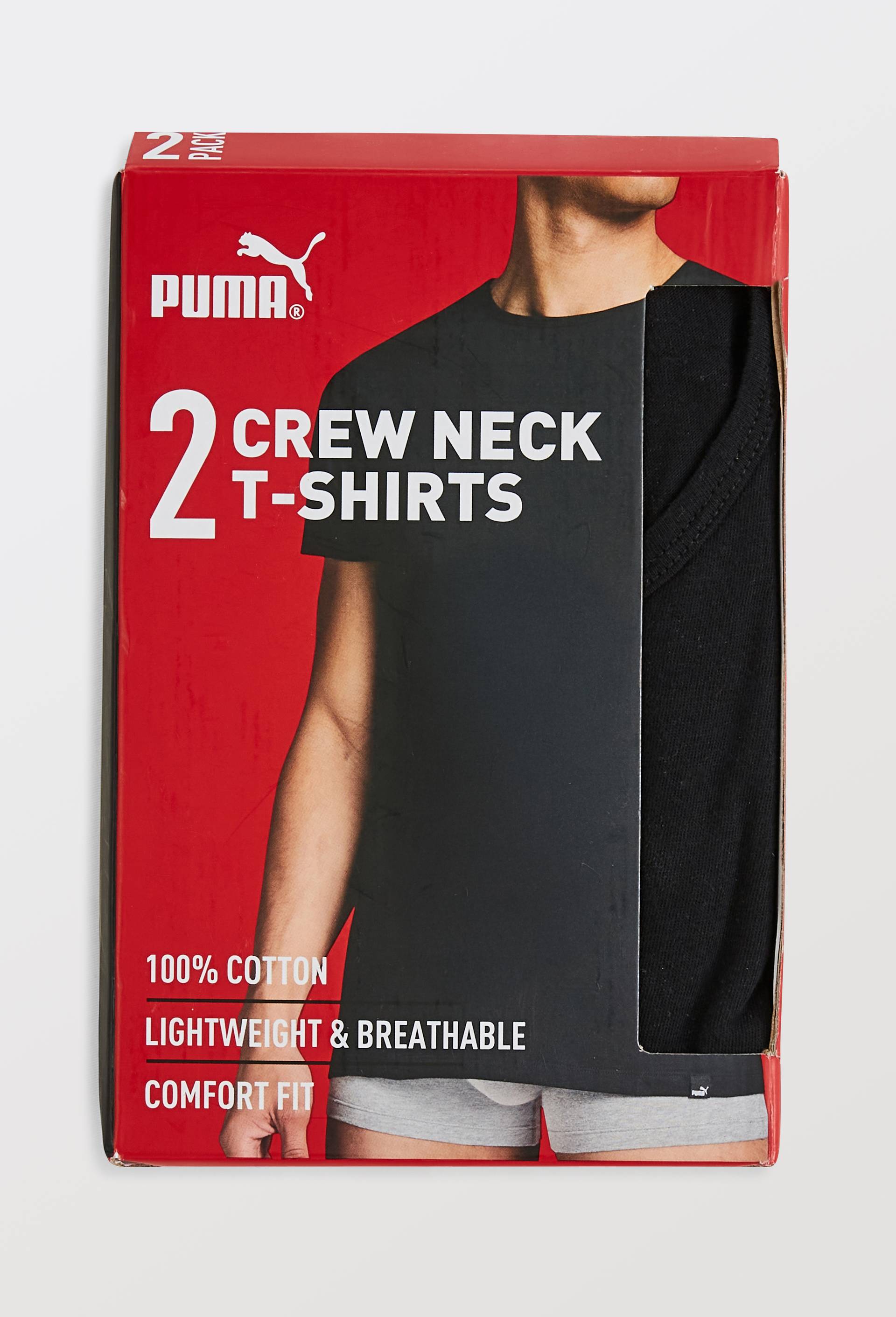 Lot de 2 T-shirts en coton PUMA, Noir, large image number 2