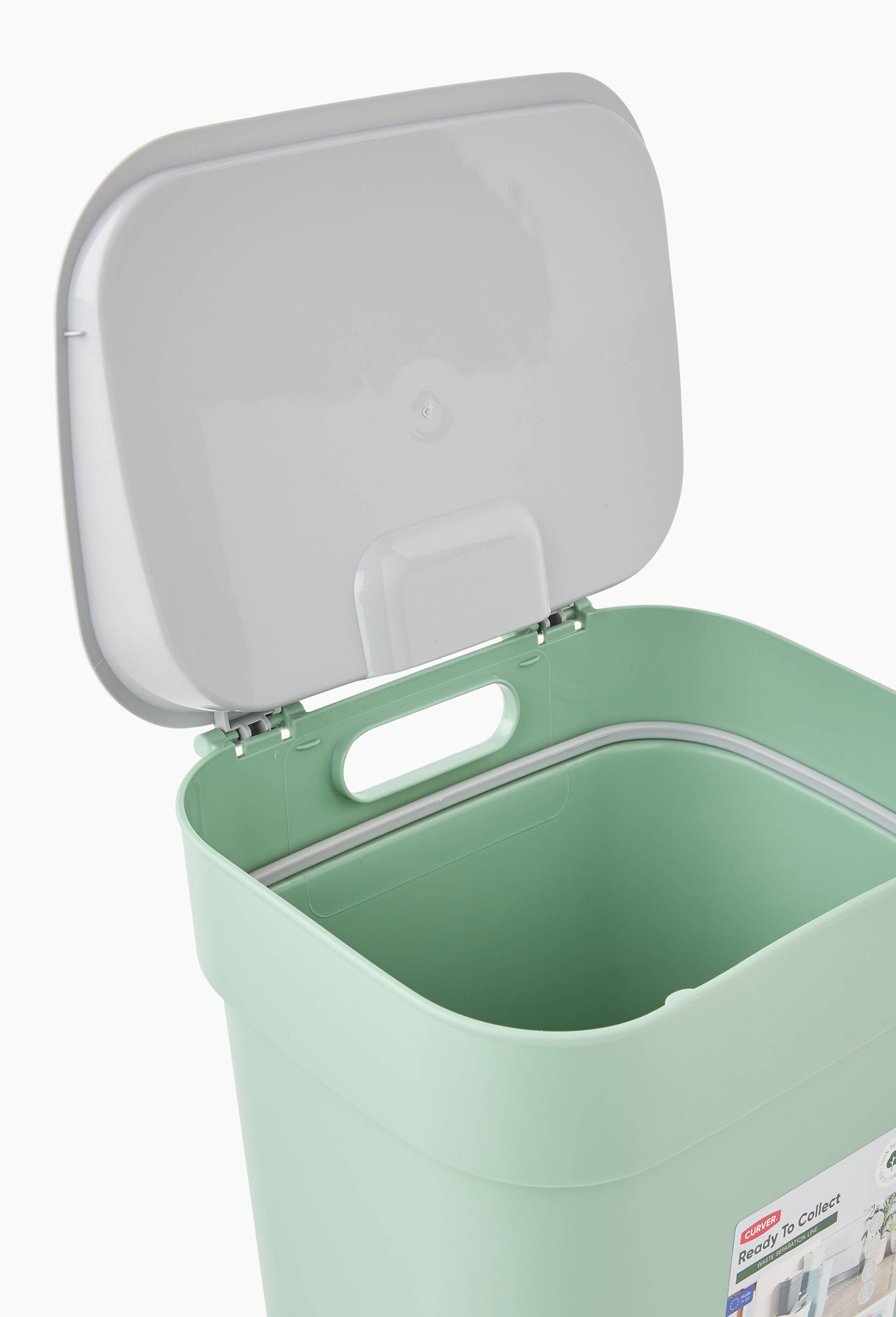 Poubelle, 10L, Vert clair, large image number 1