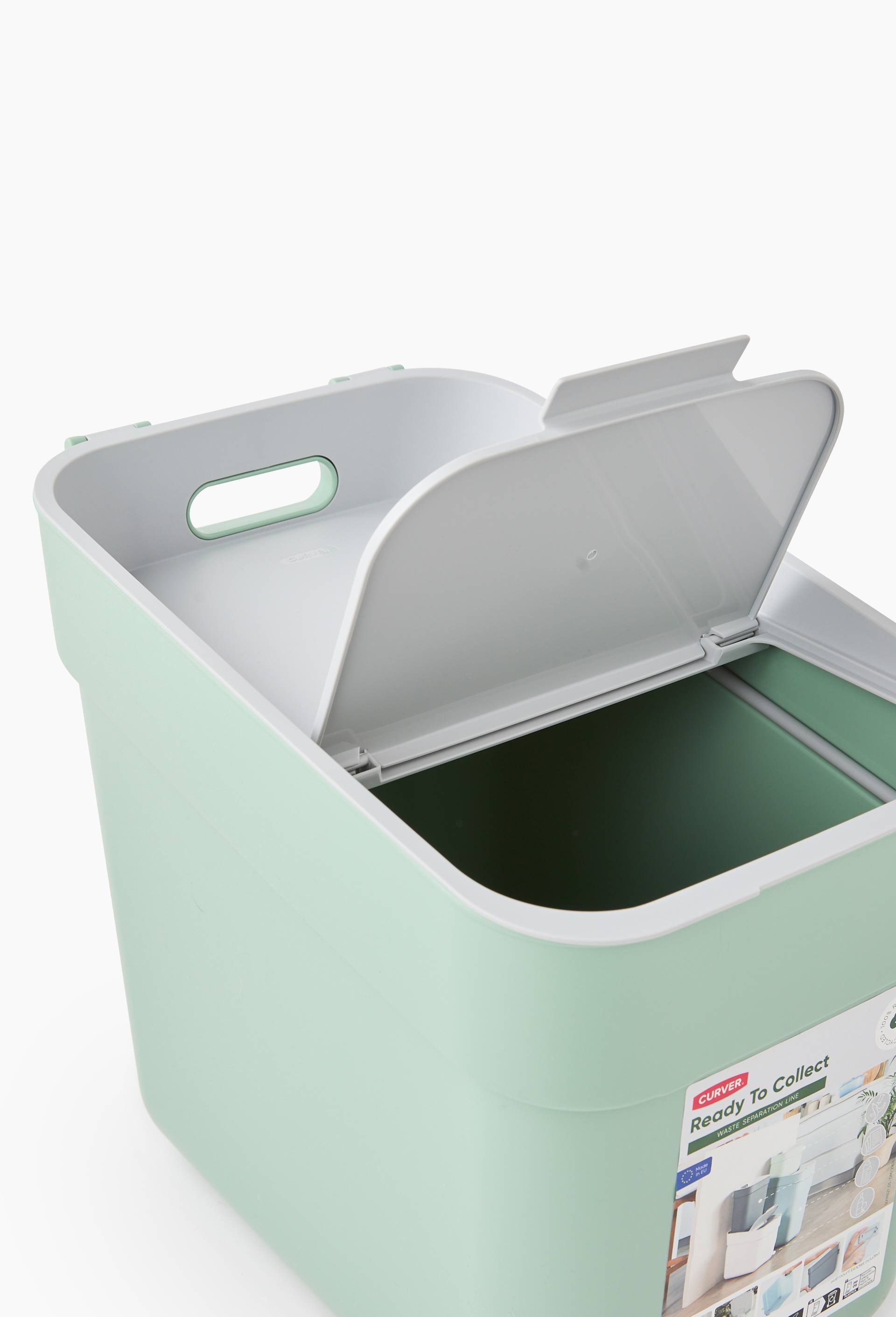 Poubelle, 20L, Vert clair, large image number 1