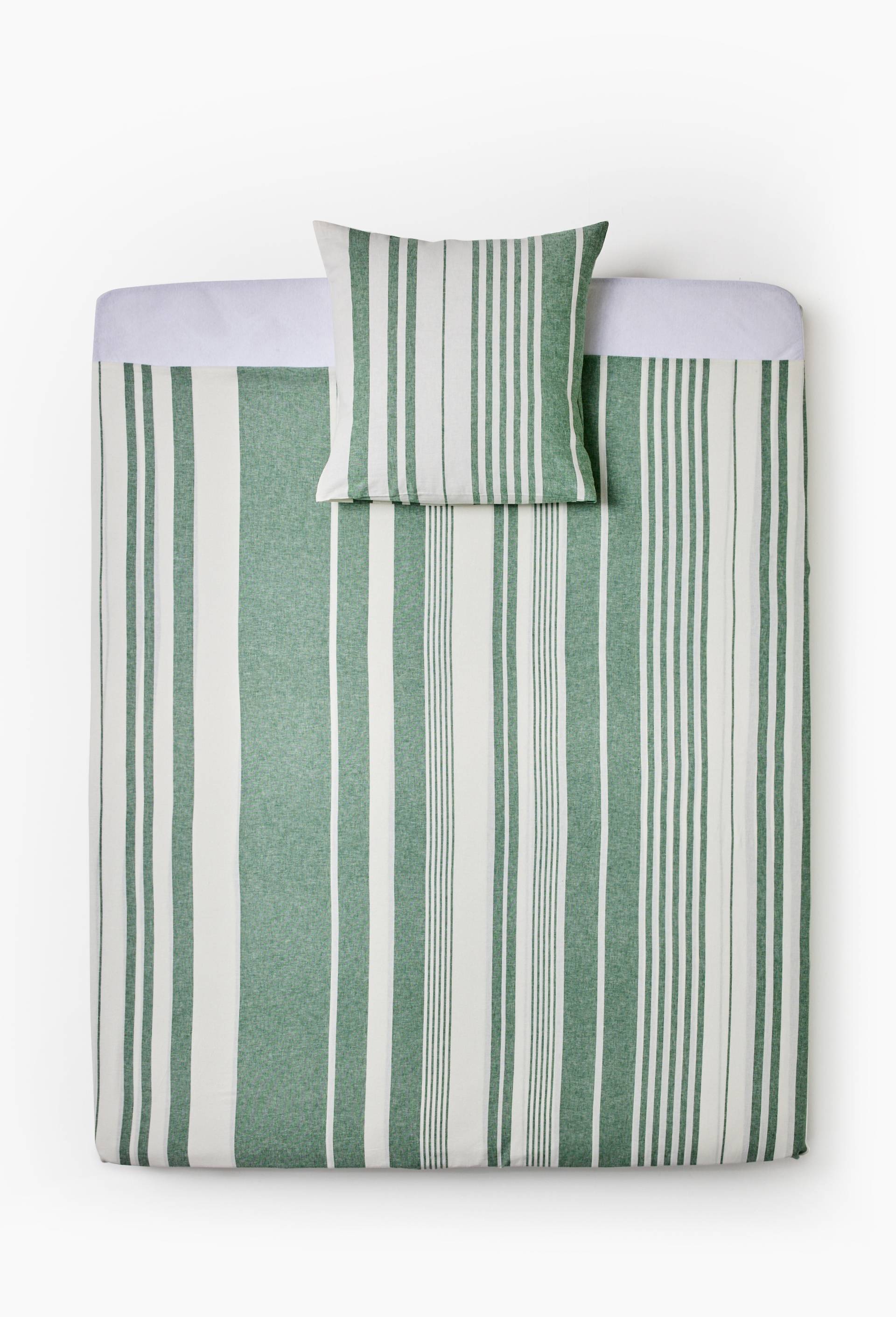 Housse de couette coton-lin, 240x220cm, 52% coton-48% lin, Beige clair, large image number 1